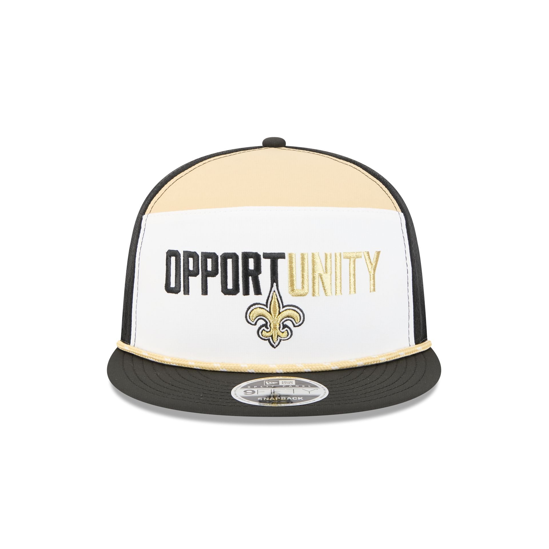 New Orleans Saints 2025 Inspire Change Split Panel 9FIFTY Snapback Hat - Image 2