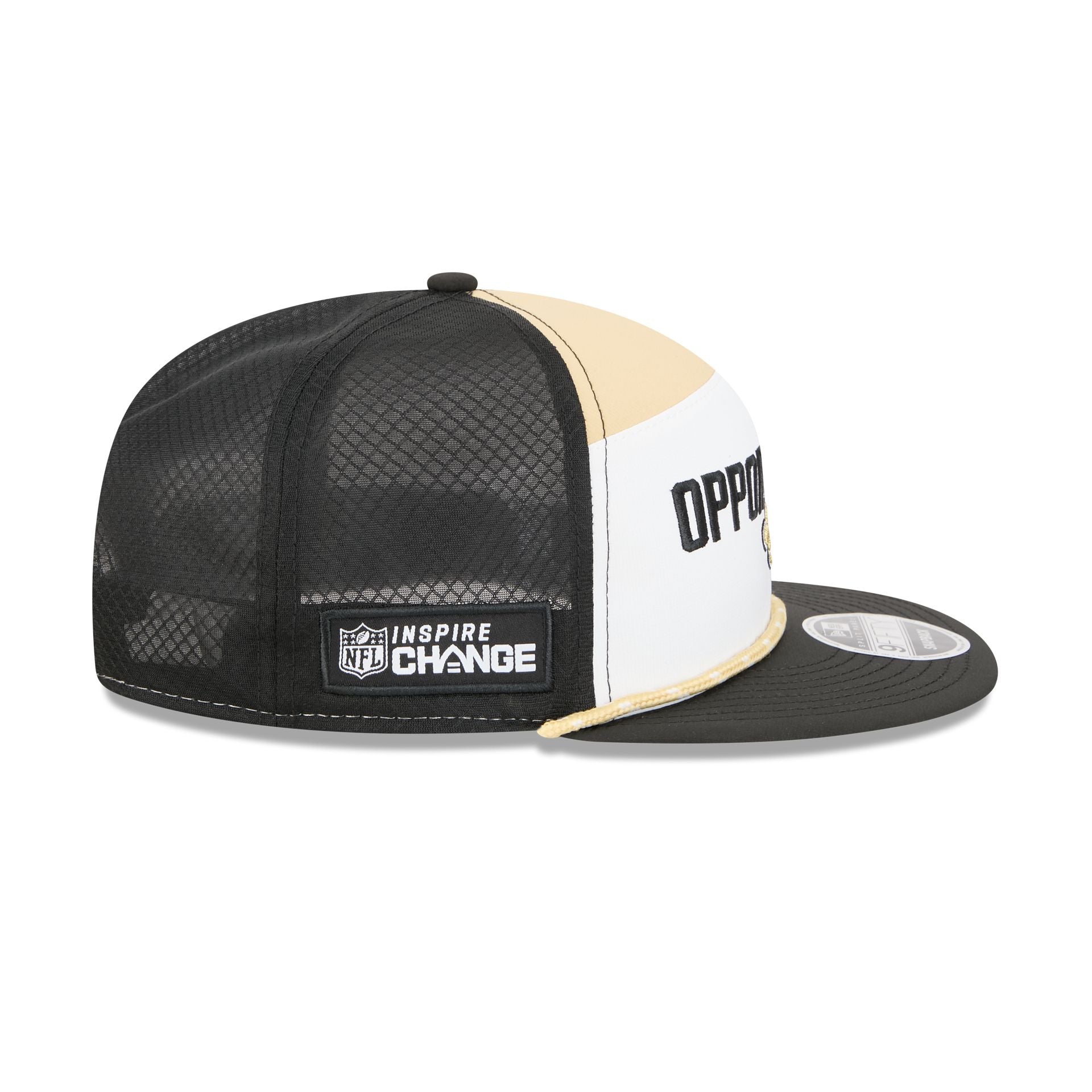 New Orleans Saints 2025 Inspire Change Split Panel 9FIFTY Snapback Hat - Image 5