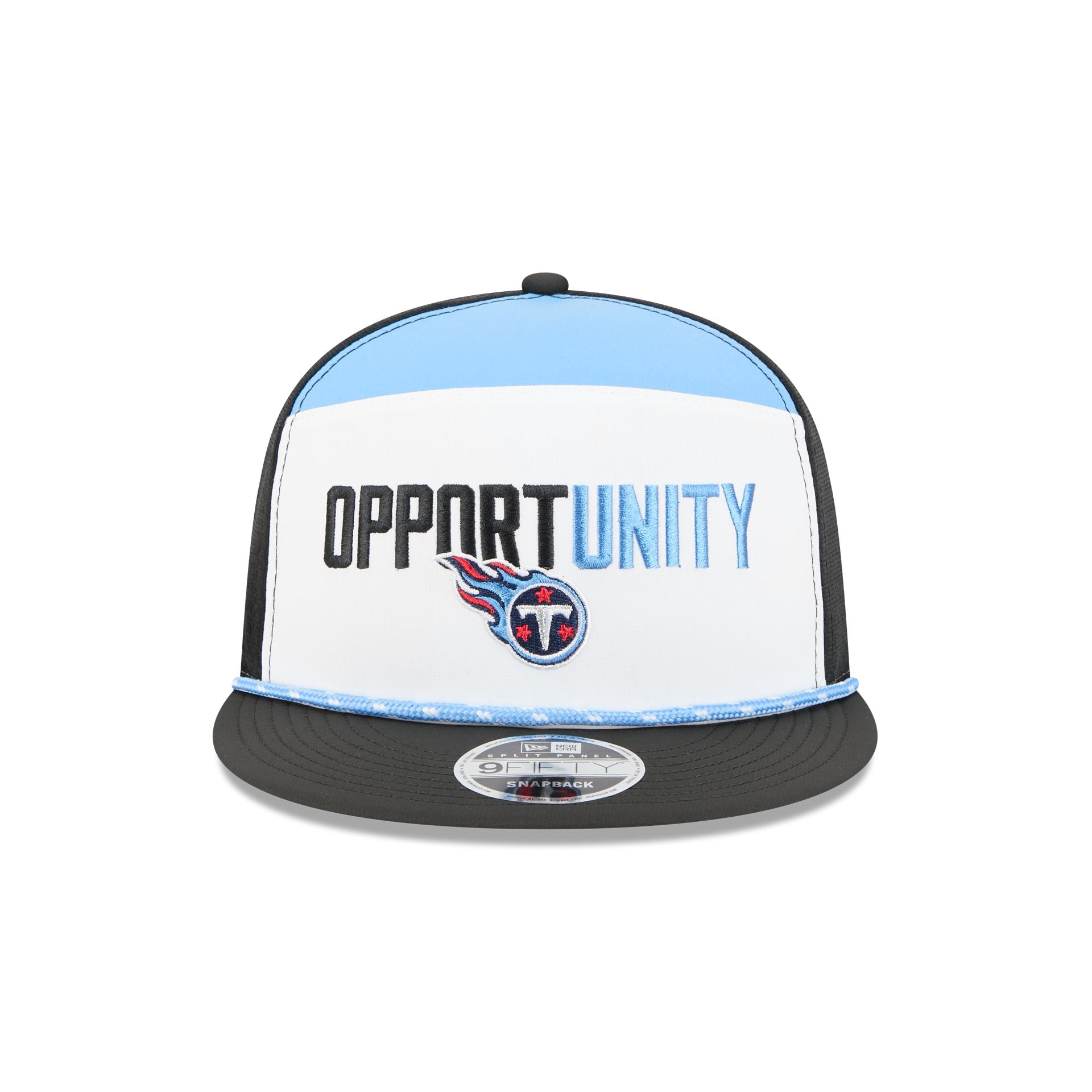 Tennessee Titans 2025 Inspire Change Split Panel 9FIFTY Snapback Hat - Image 2