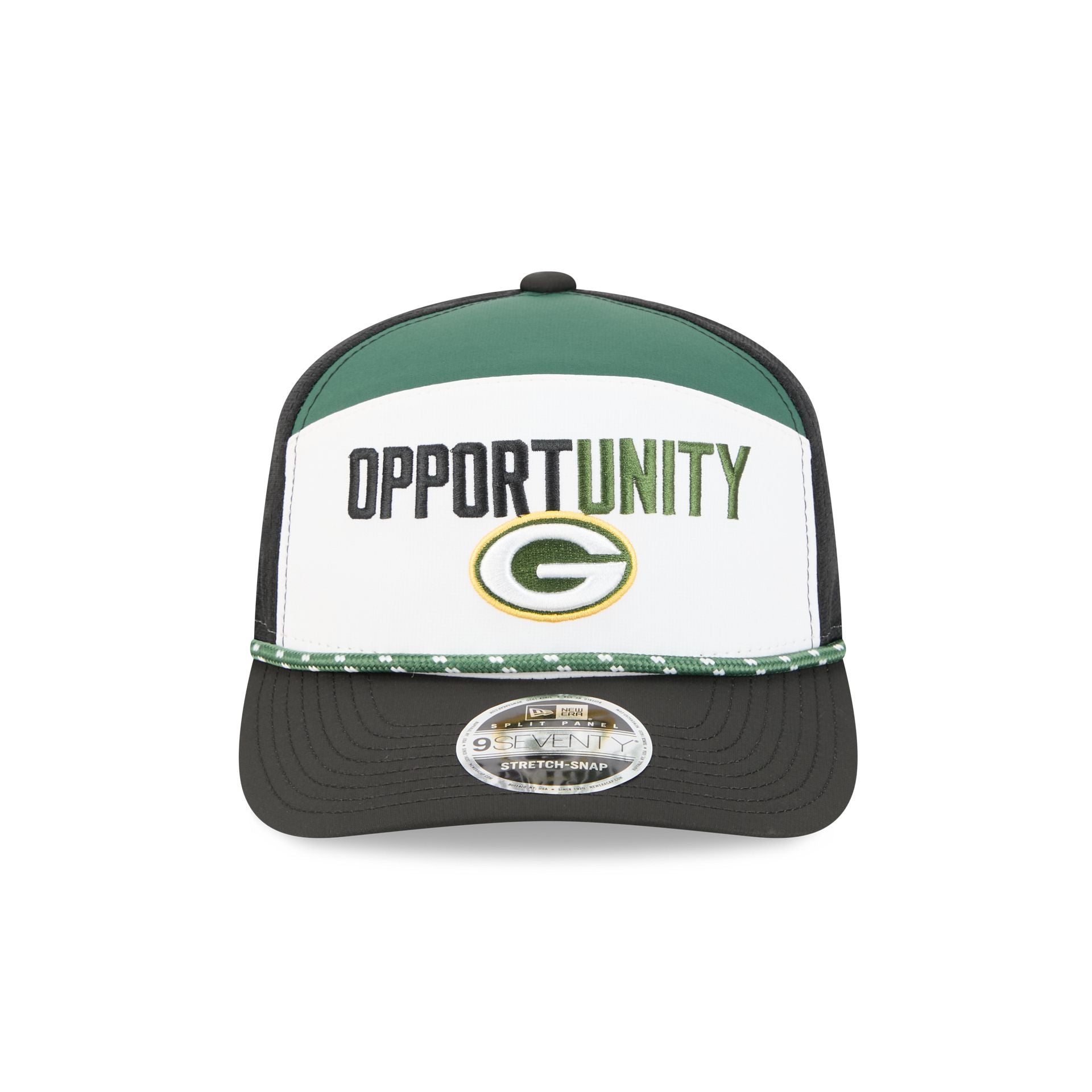 Green Bay Packers 2025 Inspire Change Split Panel 9SEVENTY Trucker Hat - Image 2