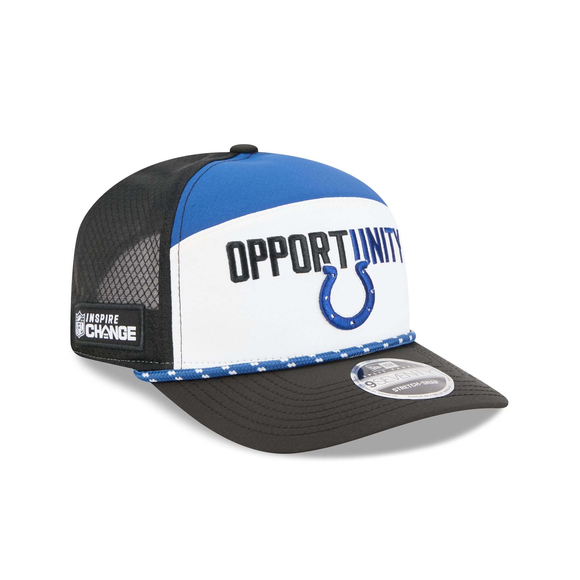 Indianapolis Colts 2025 Inspire Change Split Panel 9SEVENTY Trucker Ha - Image 3