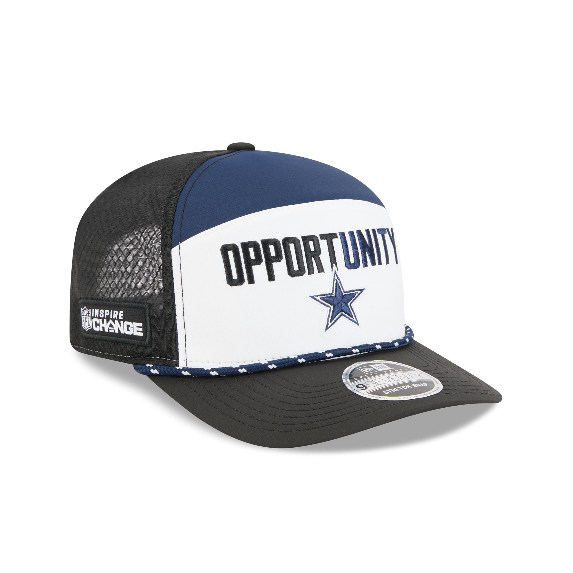 Dallas Cowboys 2025 Inspire Change Split Panel 9SEVENTY Trucker Hat - Image 3