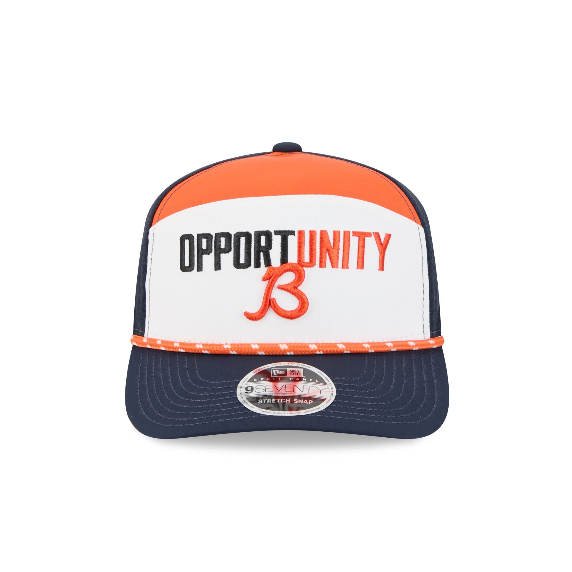 Chicago Bears 2025 Inspire Change Split Panel 9SEVENTY Trucker Hat - Image 2