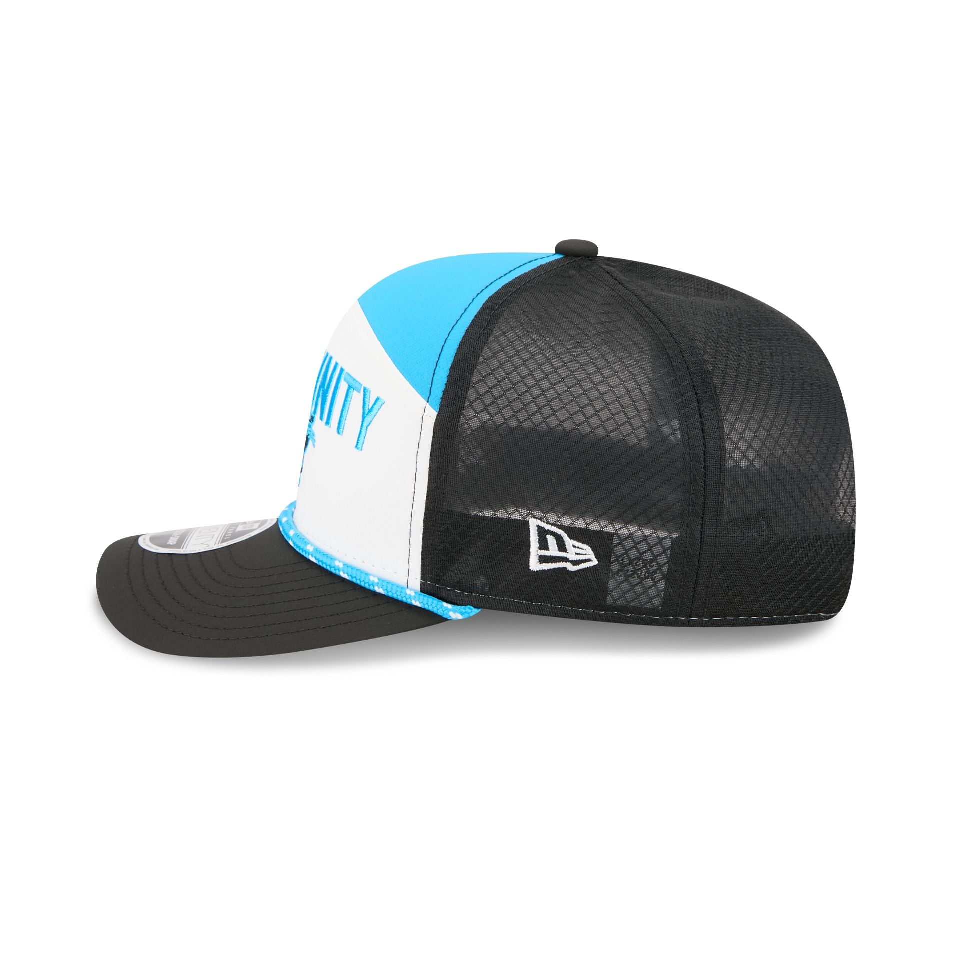 Carolina Panthers 2025 Inspire Change Split Panel 9SEVENTY Trucker Hat - Image 4