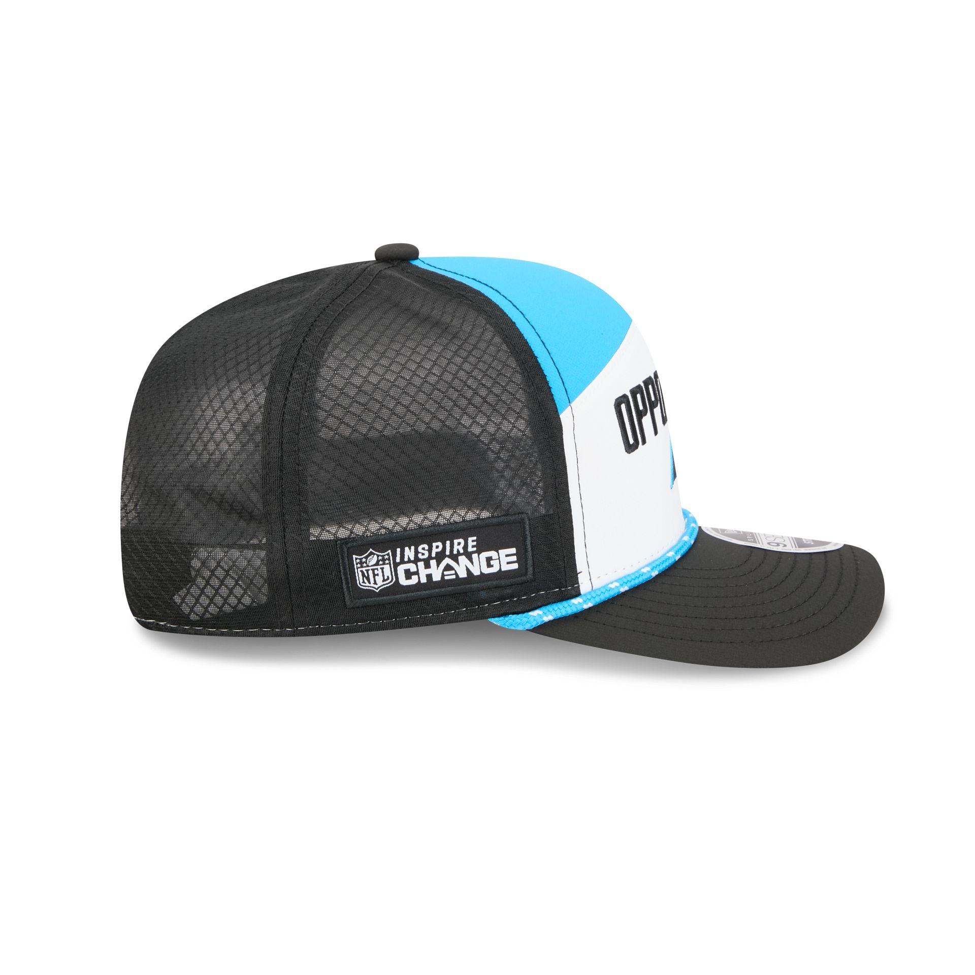 Carolina Panthers 2025 Inspire Change Split Panel 9SEVENTY Trucker Hat - Image 5
