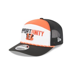 Cincinnati Bengals 2025 Inspire Change Split Panel 9SEVENTY Trucker Ha