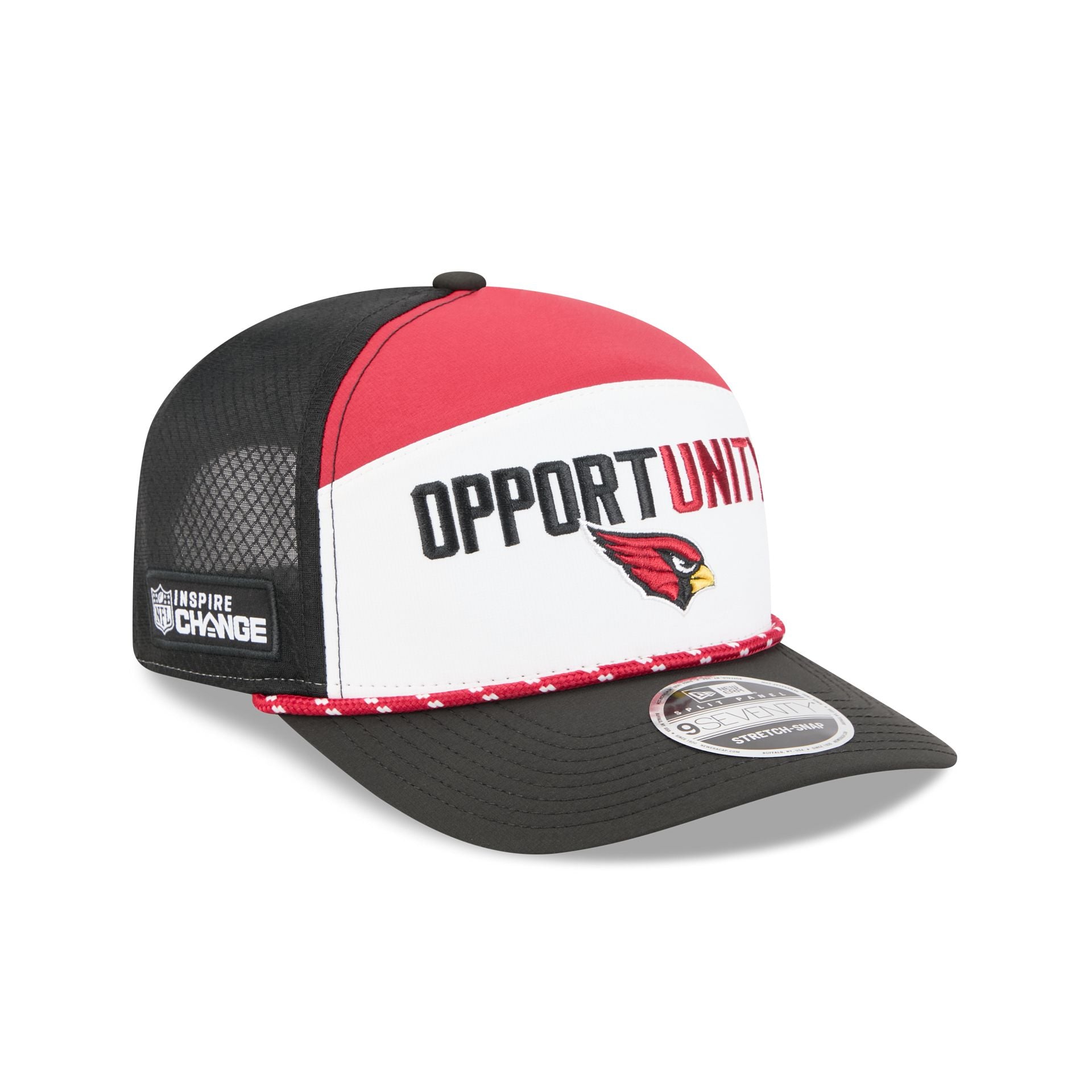 Arizona Cardinals 2025 Inspire Change Split Panel 9SEVENTY Trucker Hat - Image 3