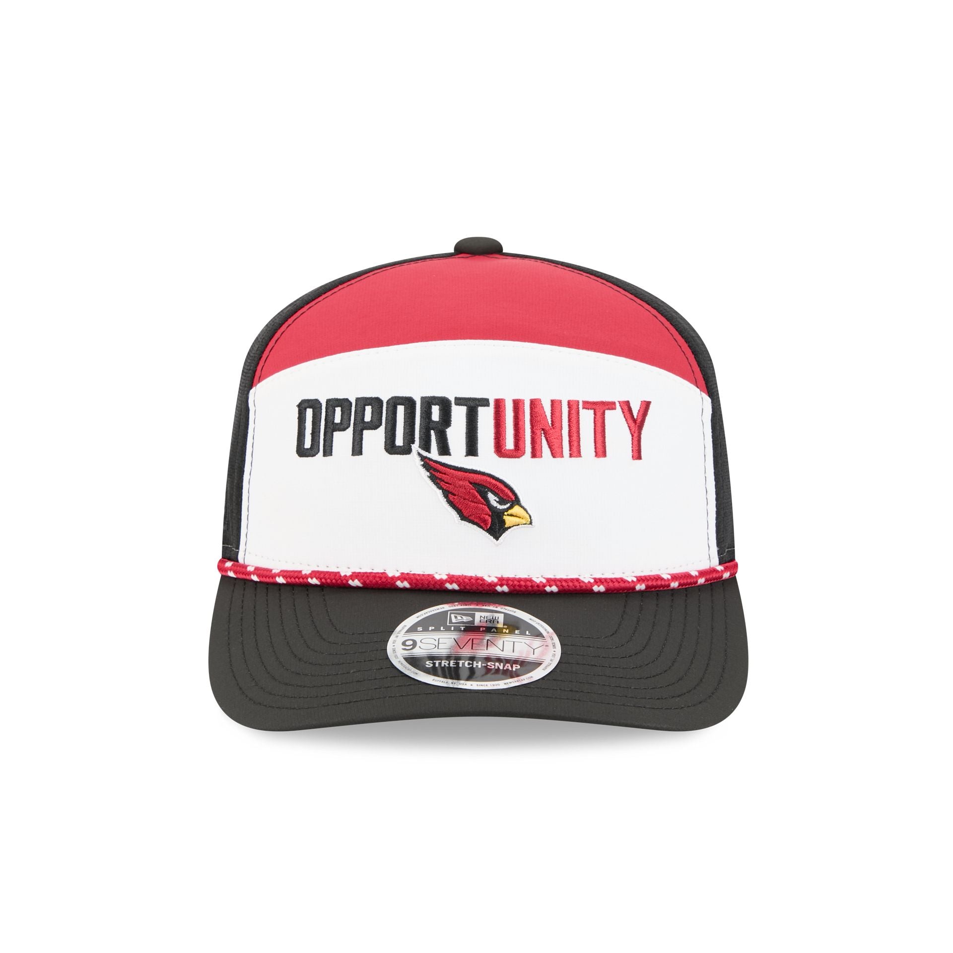 Arizona Cardinals 2025 Inspire Change Split Panel 9SEVENTY Trucker Hat - Image 2