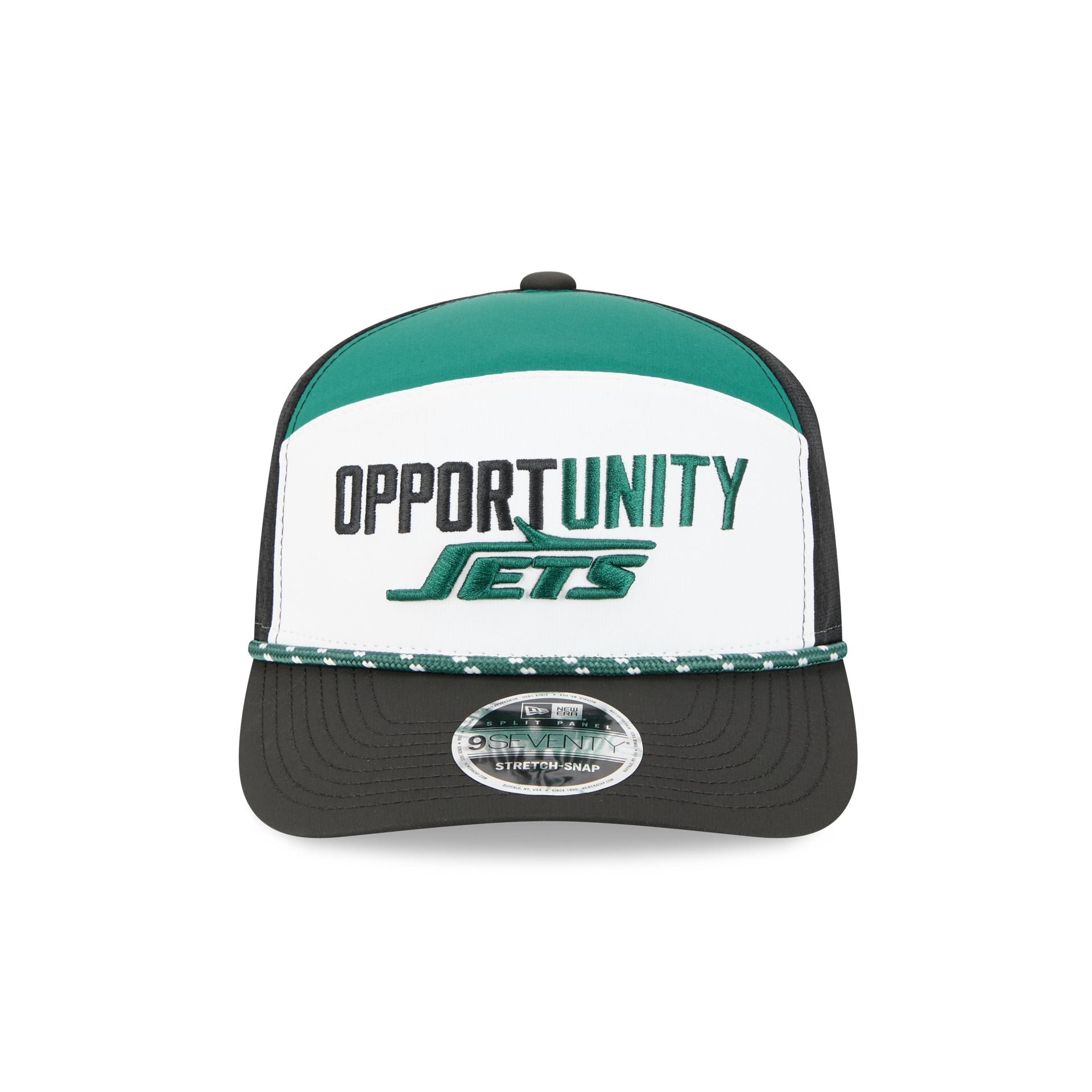 New York Jets 2025 Inspire Change Split Panel 9SEVENTY Trucker Hat - Image 2