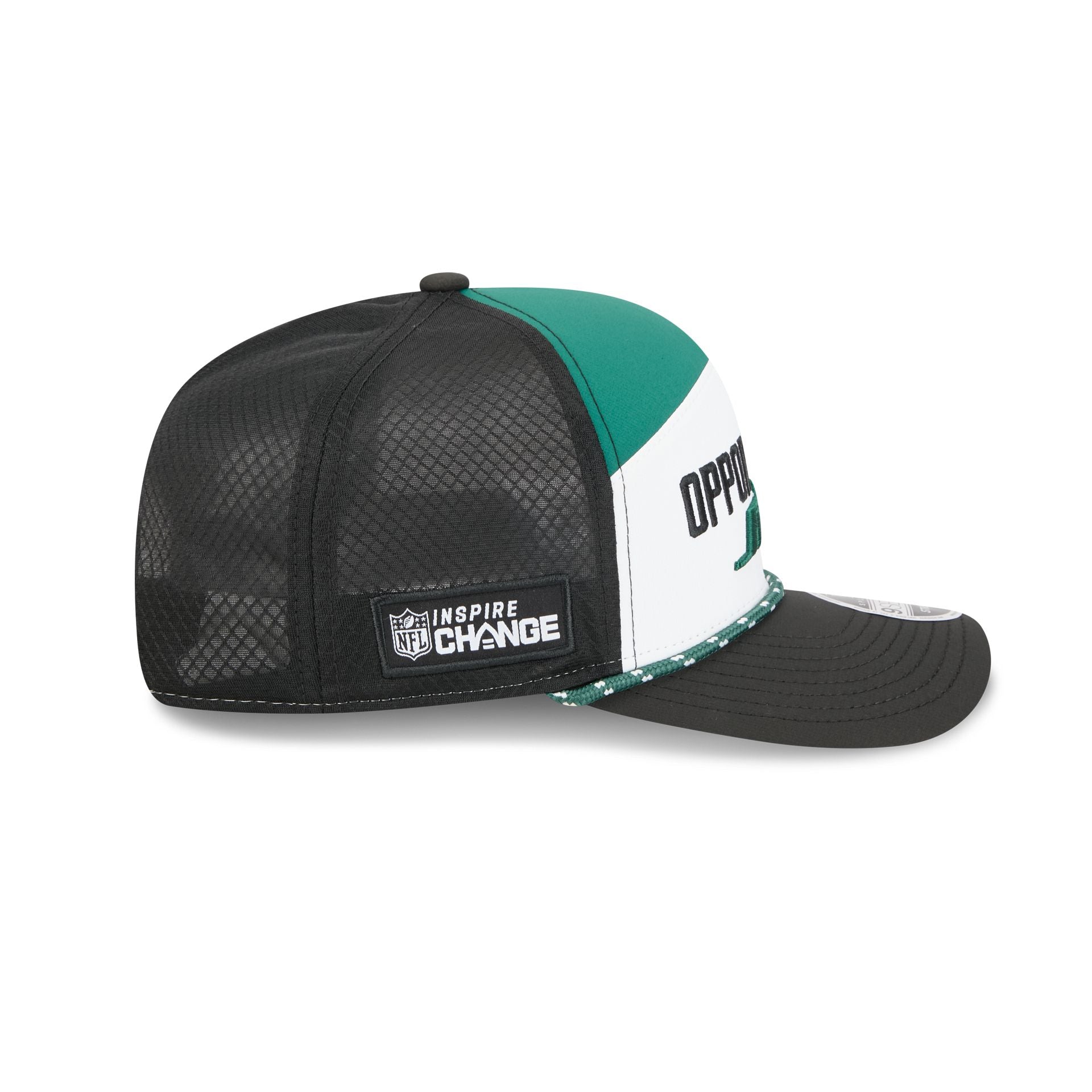 New York Jets 2025 Inspire Change Split Panel 9SEVENTY Trucker Hat - Image 5