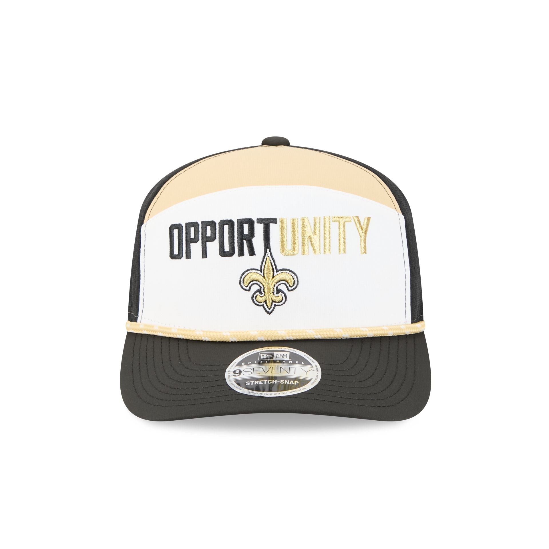 New Orleans Saints 2025 Inspire Change Split Panel 9SEVENTY Trucker Hat - Image 2