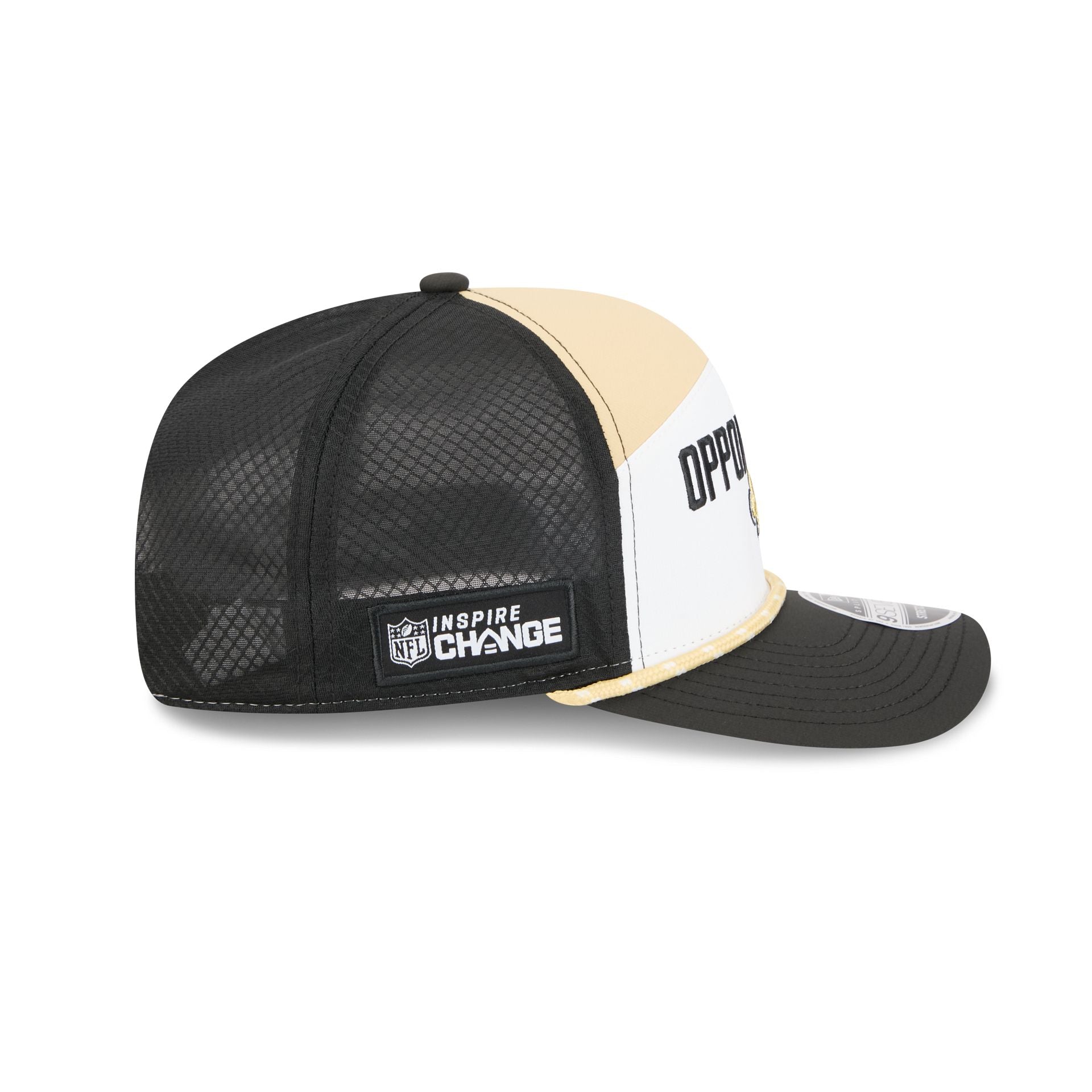 New Orleans Saints 2025 Inspire Change Split Panel 9SEVENTY Trucker Hat - Image 5