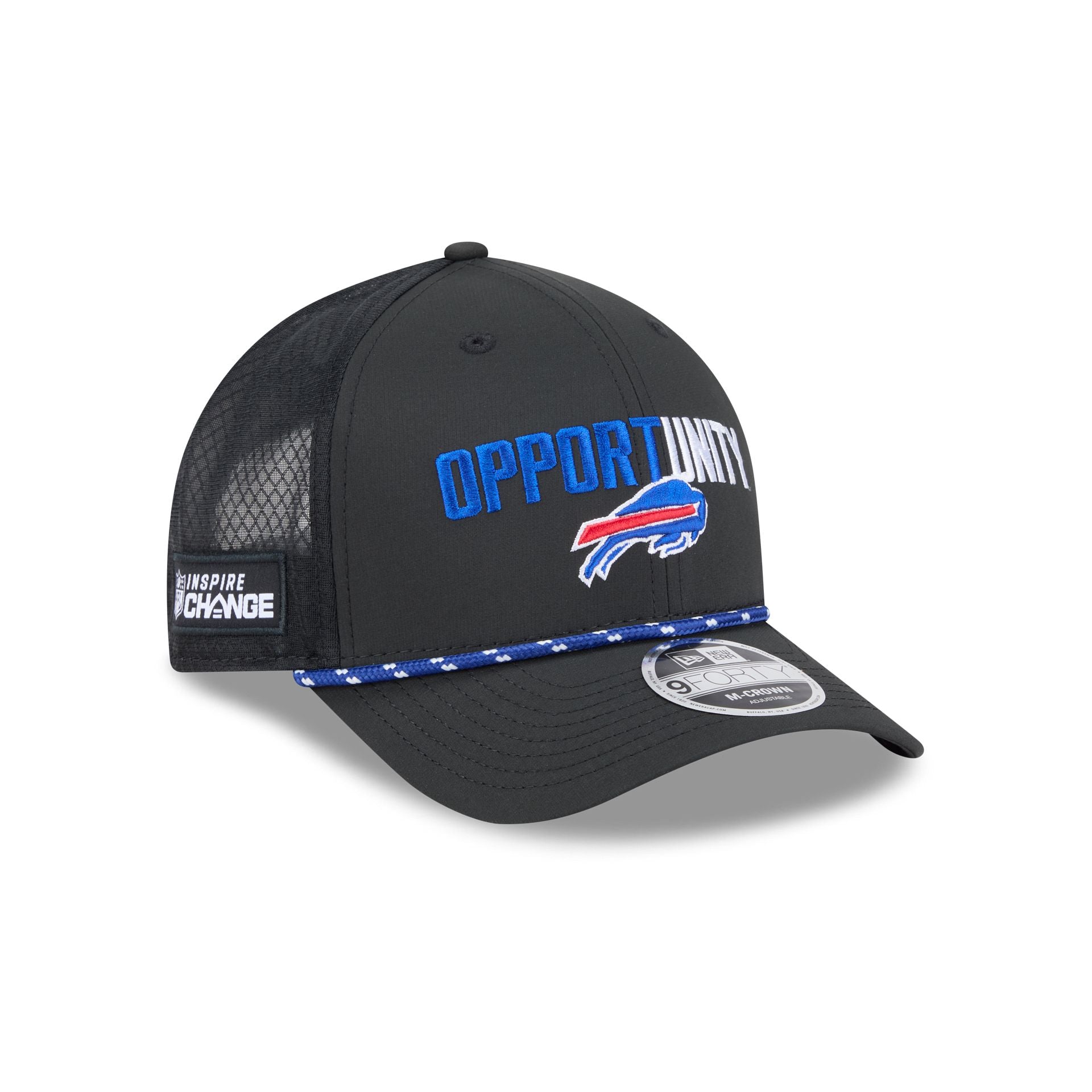 Buffalo Bills 2025 Inspire Change 9FORTY M-Crown Snapback Hat - Image 3