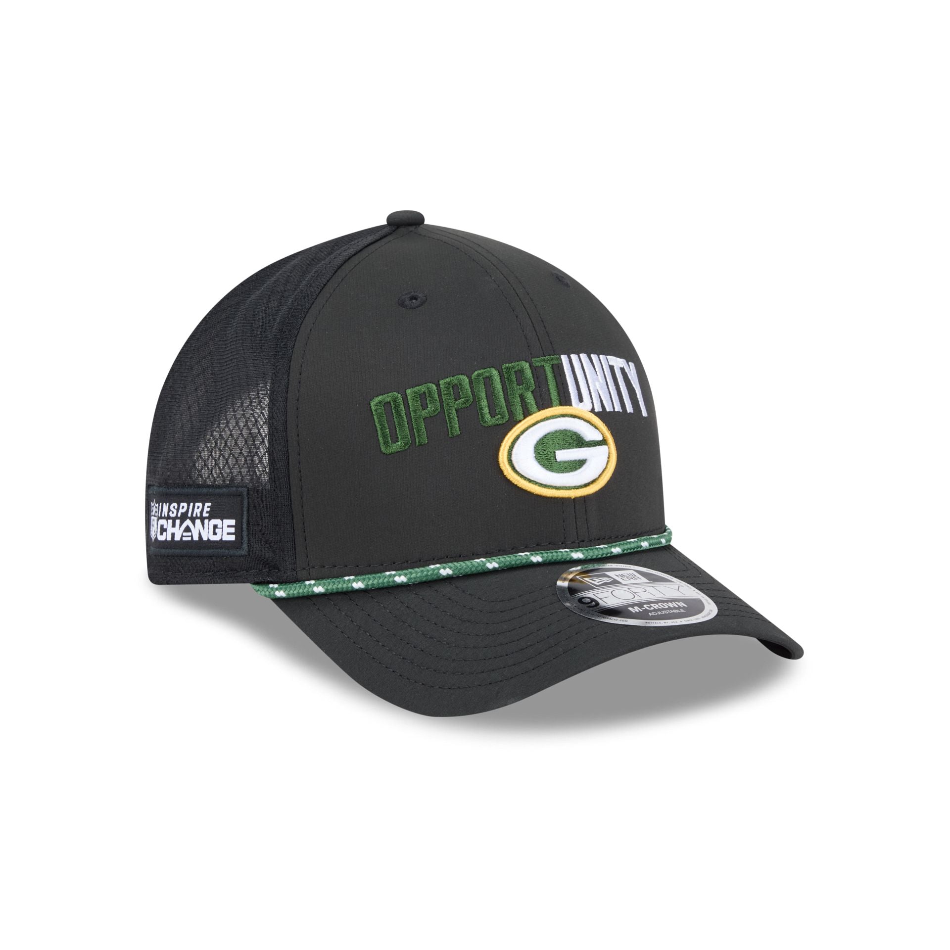 Green Bay Packers 2025 Inspire Change 9FORTY M-Crown Snapback Hat - Image 3