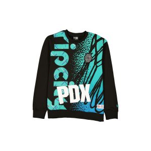 Portland Trail Blazers 2025 City Edition Black Crewneck