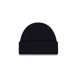 New Era Branded Navy Short Knit Beanie Hat