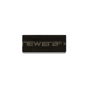 New Era Branded Black Fleece Lined Headband