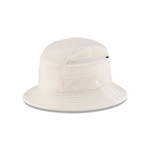 New Era Branded Vintage Stone Polartec Explorer Bucket Hat