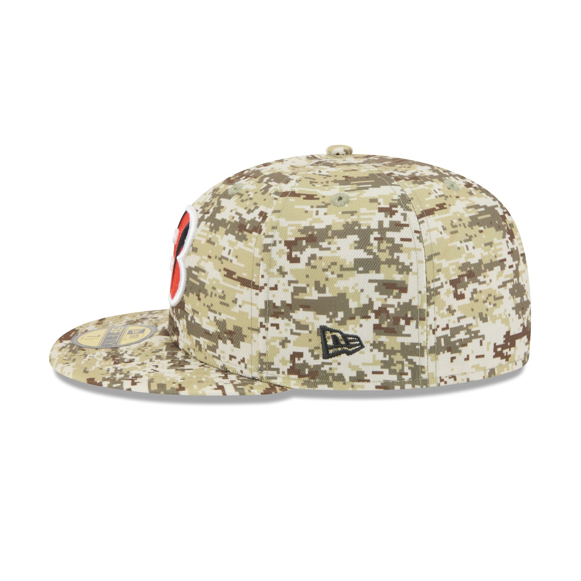 Cincinnati Bengals 2025 Salute to Service Fan Gear 59FIFTY Fitted Hat - Image 5