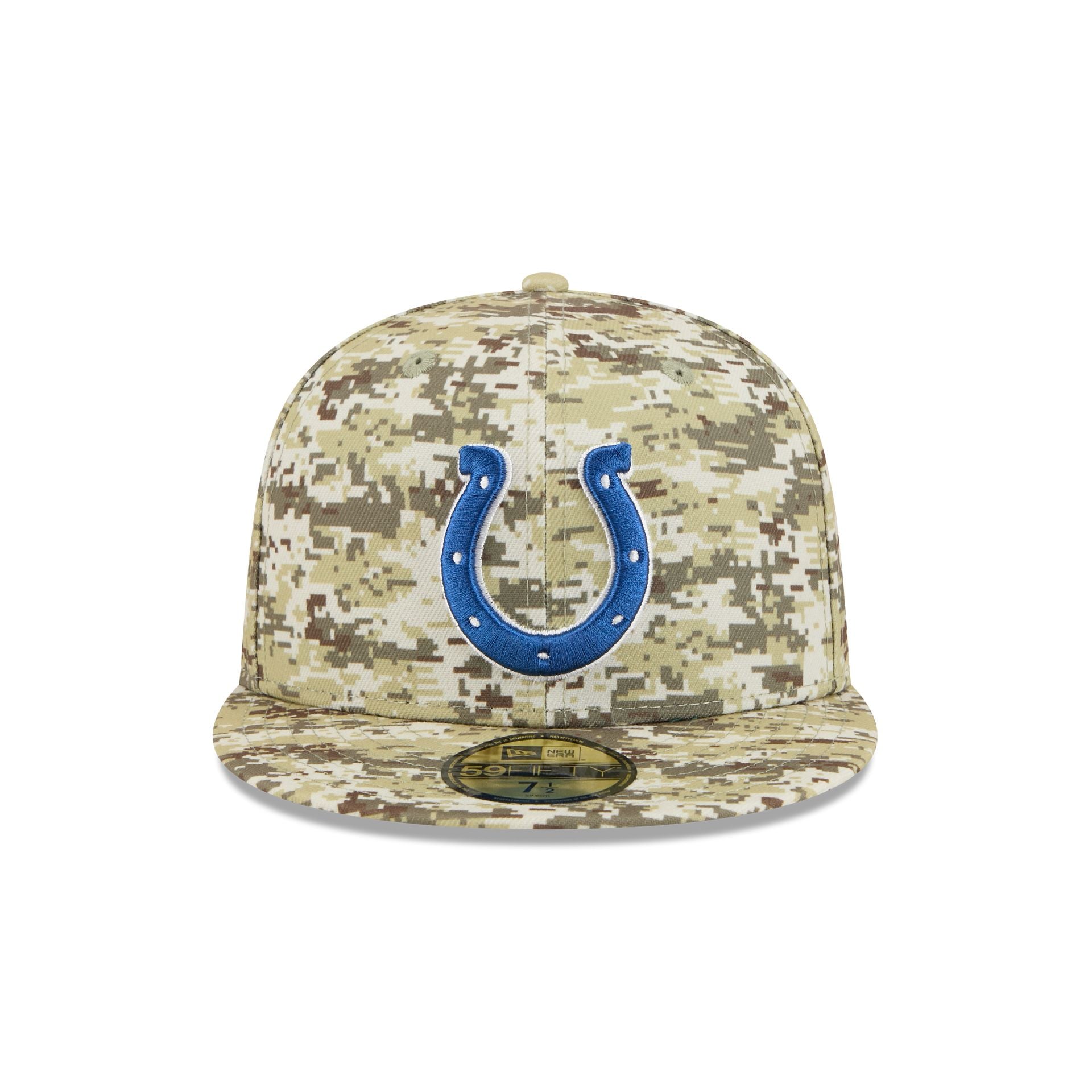 Indianapolis Colts 2025 Salute to Service Fan Gear 59FIFTY Fitted Hat - Image 2