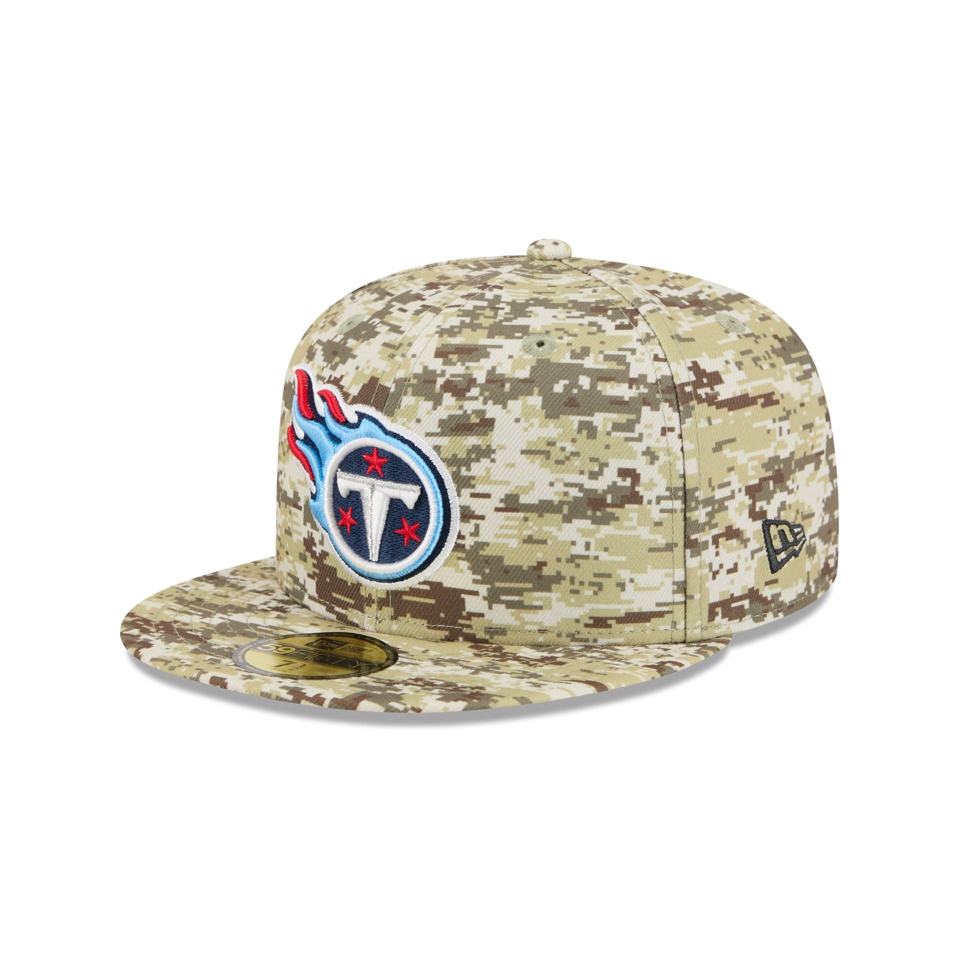 Tennessee Titans 2025 Salute to Service Fan Gear 59FIFTY Fitted Hat - Image 3