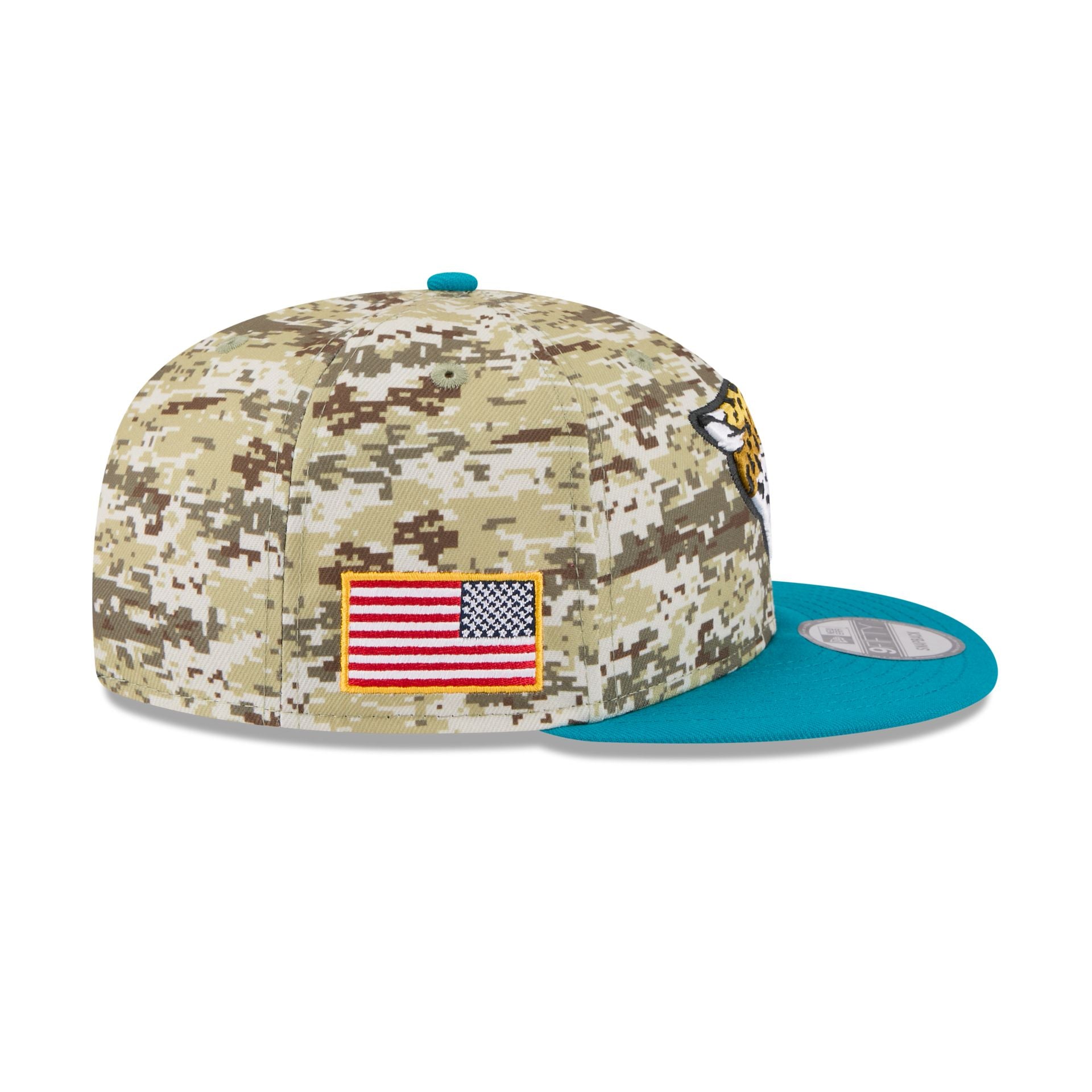 Jacksonville Jaguars 2025 Salute to Service Fan Gear 9FIFTY Snapback H - Image 4