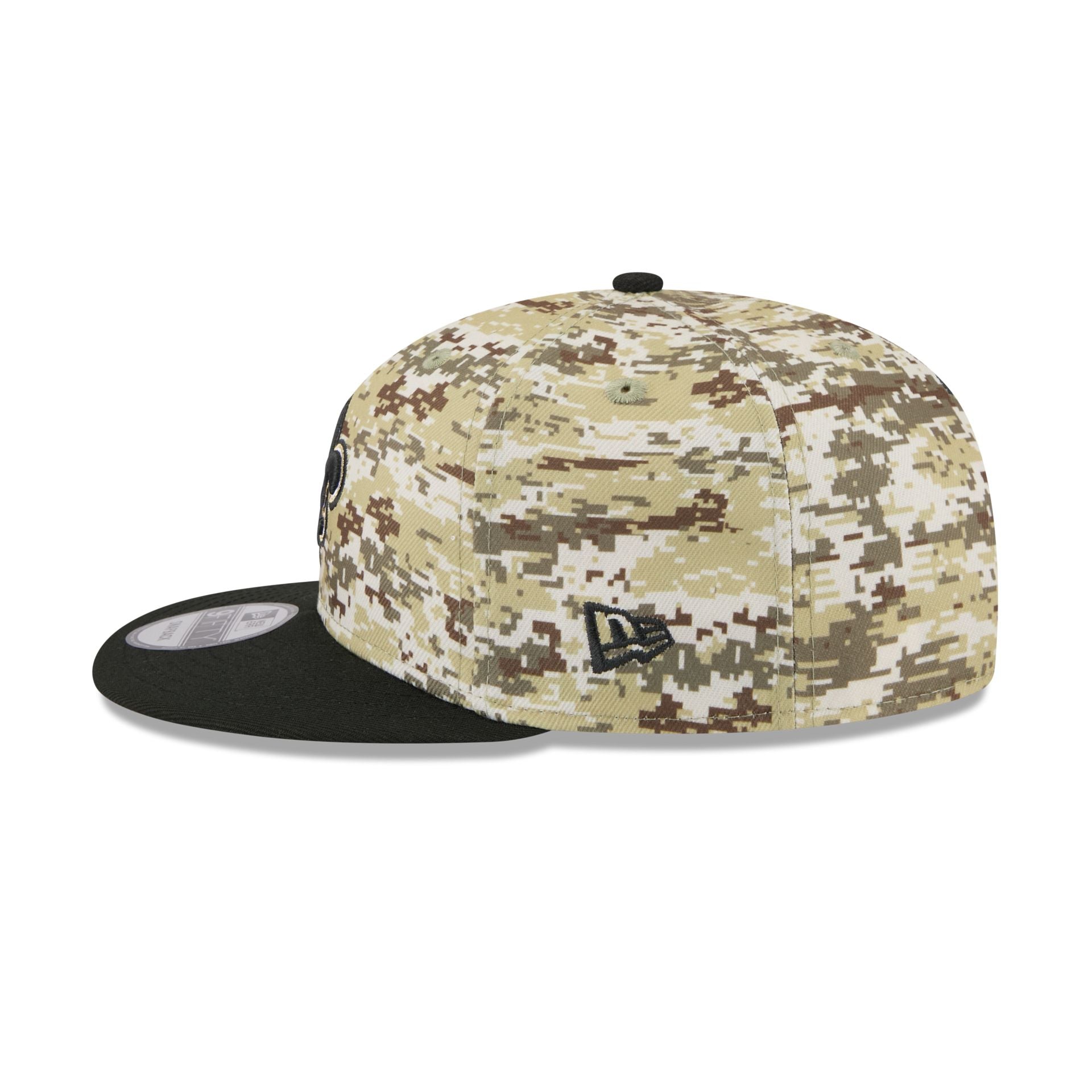 New Orleans Saints 2025 Salute to Service Fan Gear 9FIFTY Snapback Hat - Image 5