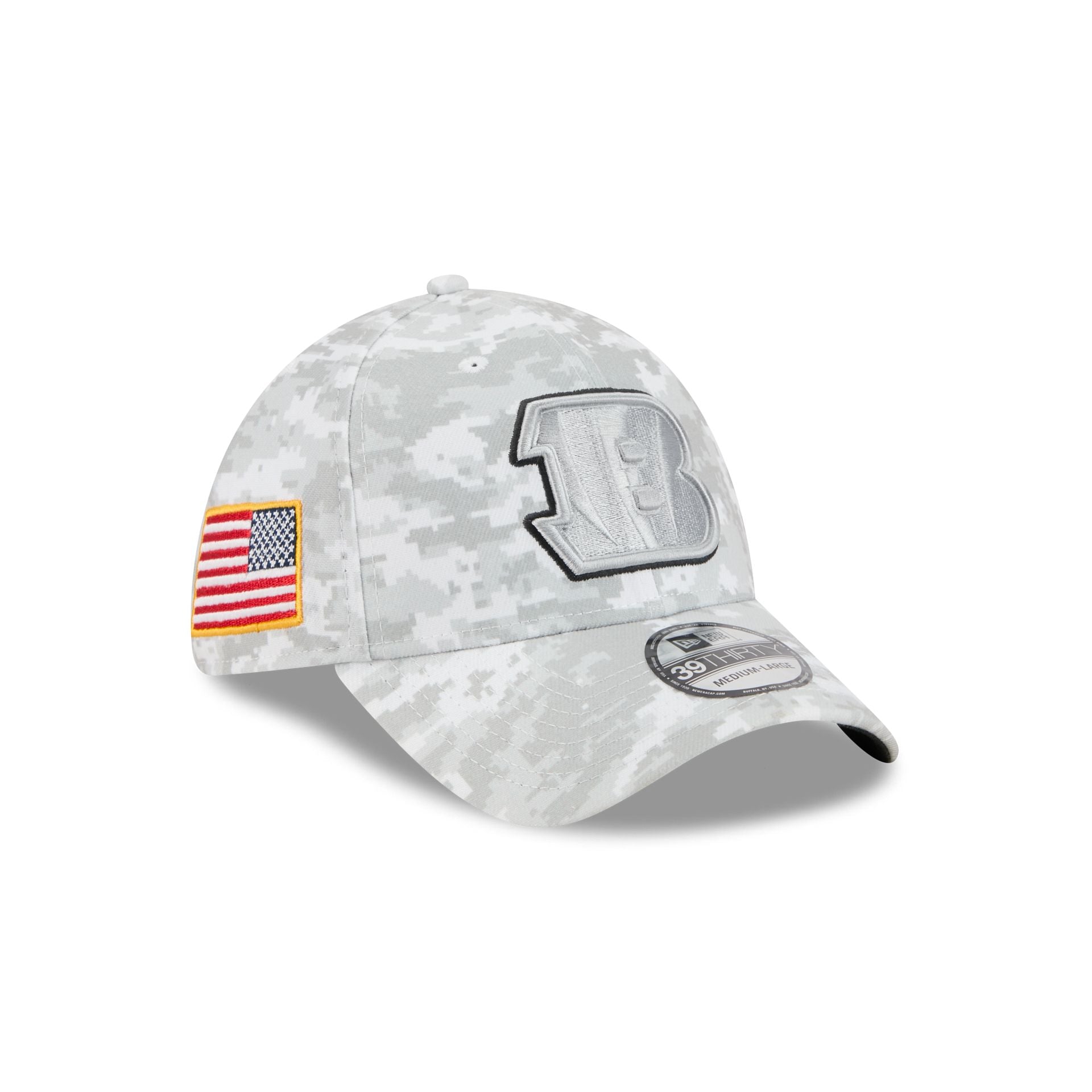 Cincinnati Bengals 2025 Salute to Service Fan Gear 39THIRTY Stretch Fi
