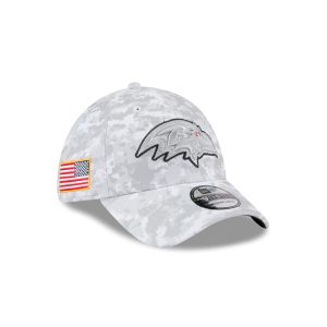 Baltimore Ravens 2025 Salute to Service Fan Gear 39THIRTY Stretch Fit