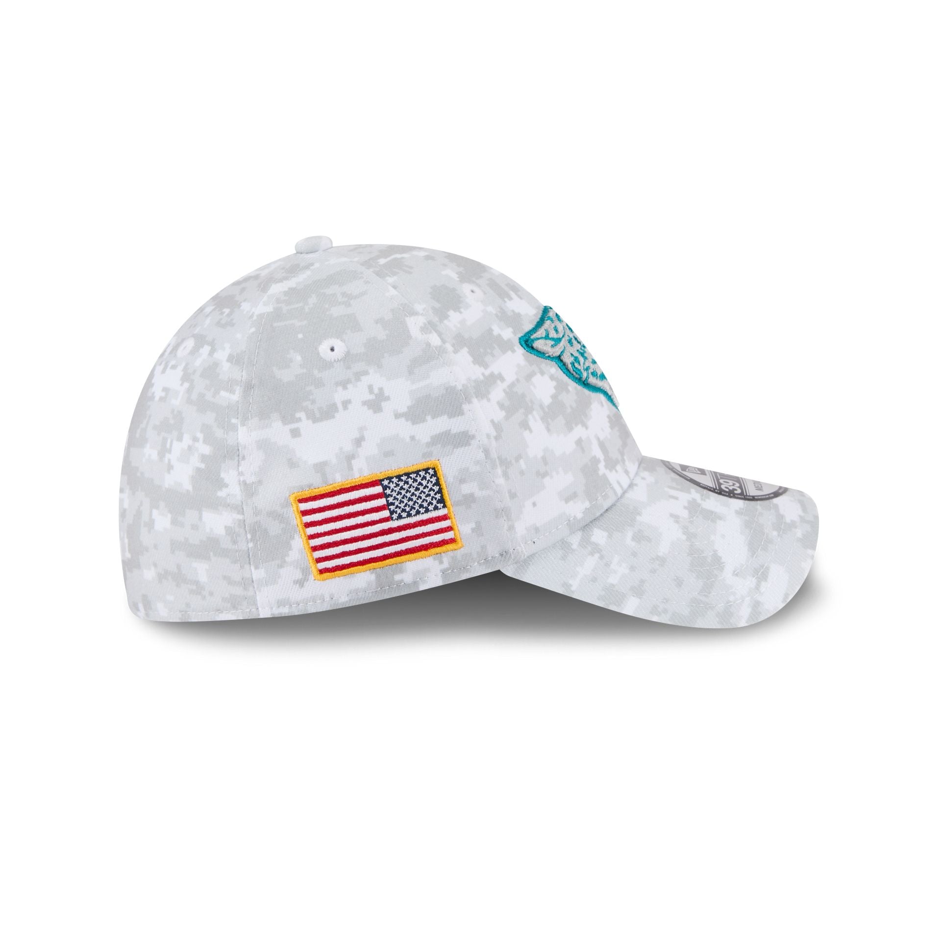 Jacksonville Jaguars 2025 Salute to Service Fan Gear 39THIRTY Stretch - Image 4