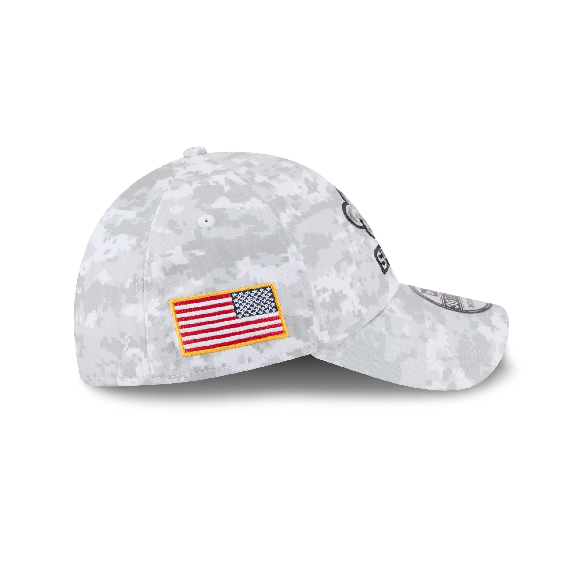 New Orleans Saints 2025 Salute to Service Fan Gear 39THIRTY Stretch Fit Hat - Image 4