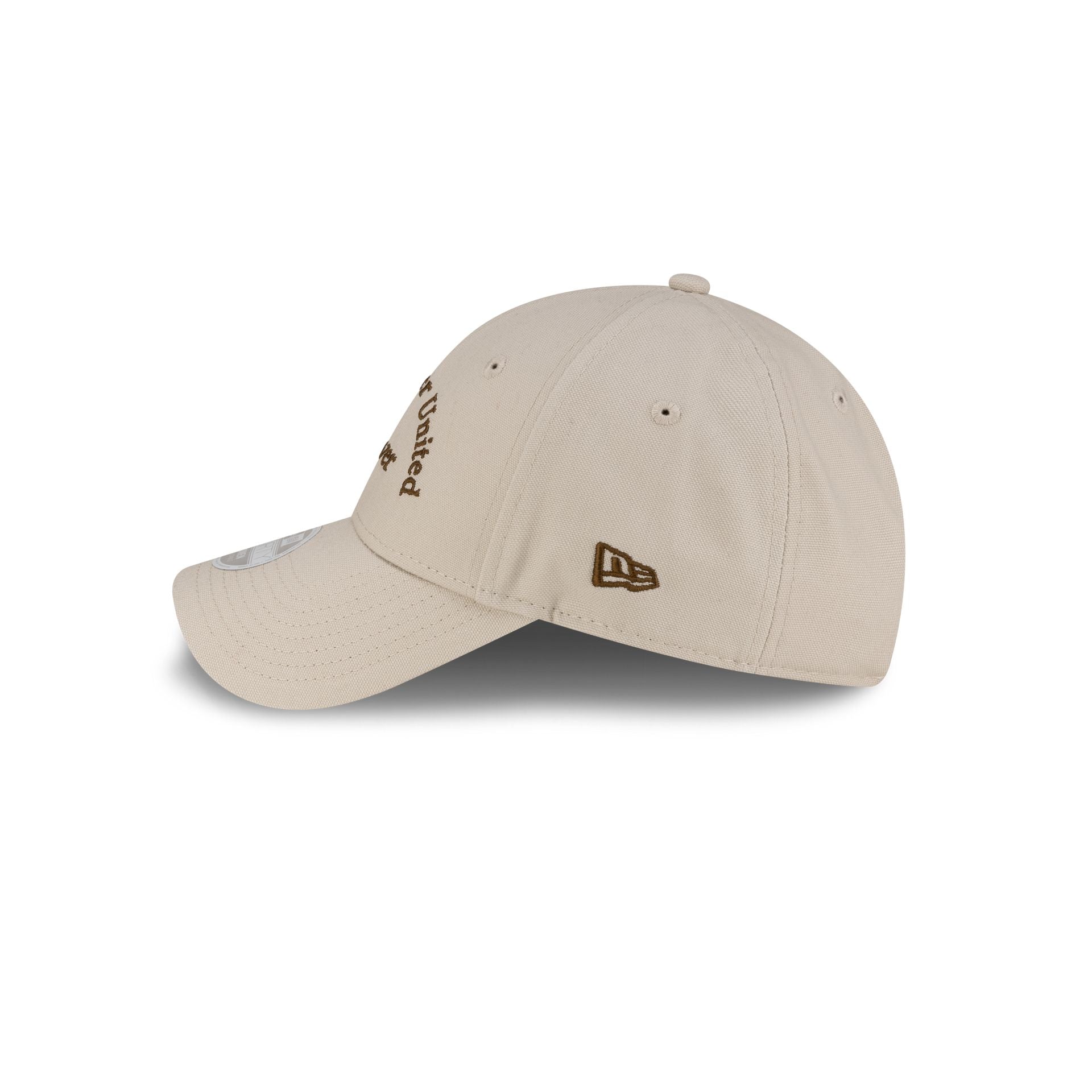 Manchester United FC Wordmark Cream Women's 9FORTY Adjustable Hat - Image 4