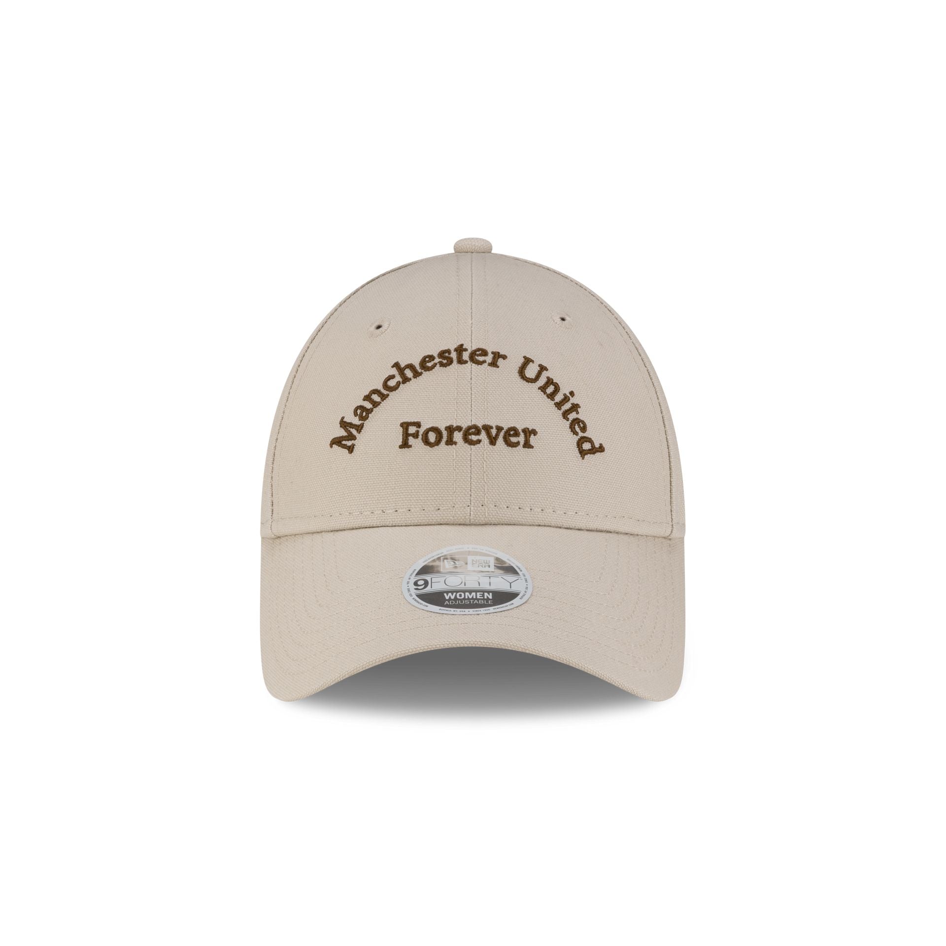 Manchester United FC Wordmark Cream Women's 9FORTY Adjustable Hat - Image 2