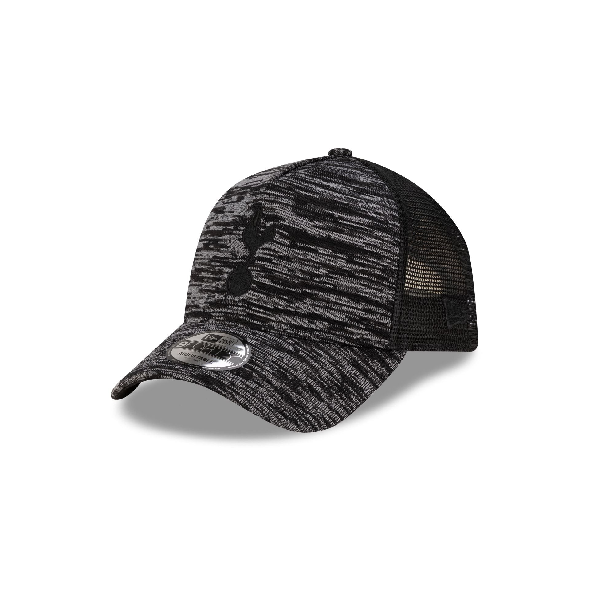 Tottenham Hotspur FC Marl Black 9FORTY A-Frame Trucker Hat