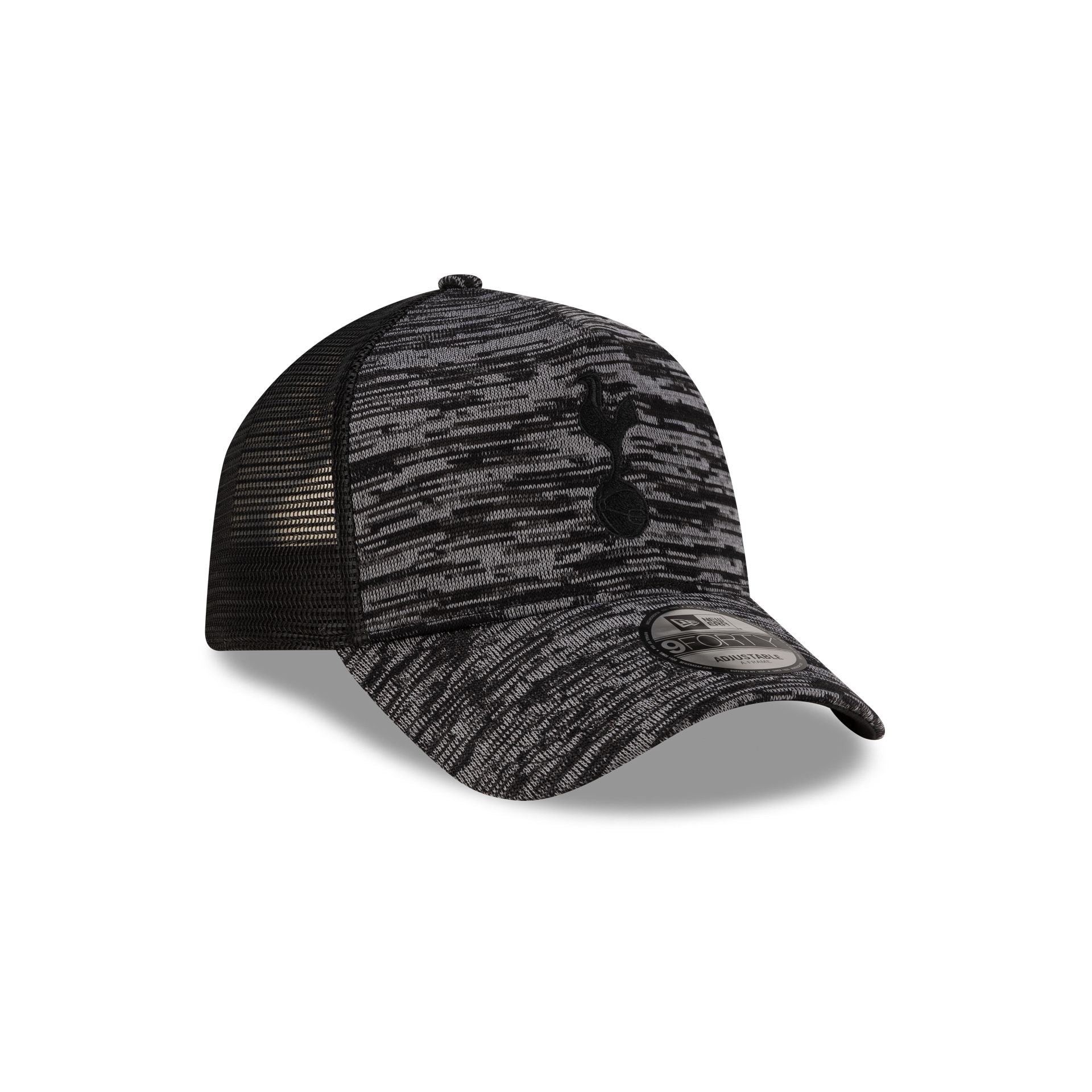 Tottenham Hotspur FC Marl Black 9FORTY A-Frame Trucker Hat - Image 3
