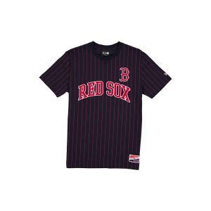 Boston Red Sox Throwback Applique Pinstripe T-Shirt
