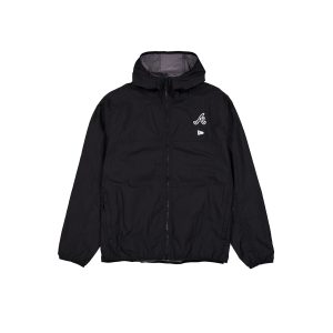 Atlanta Braves Logo Essentials Black Full-Zip Windbreaker