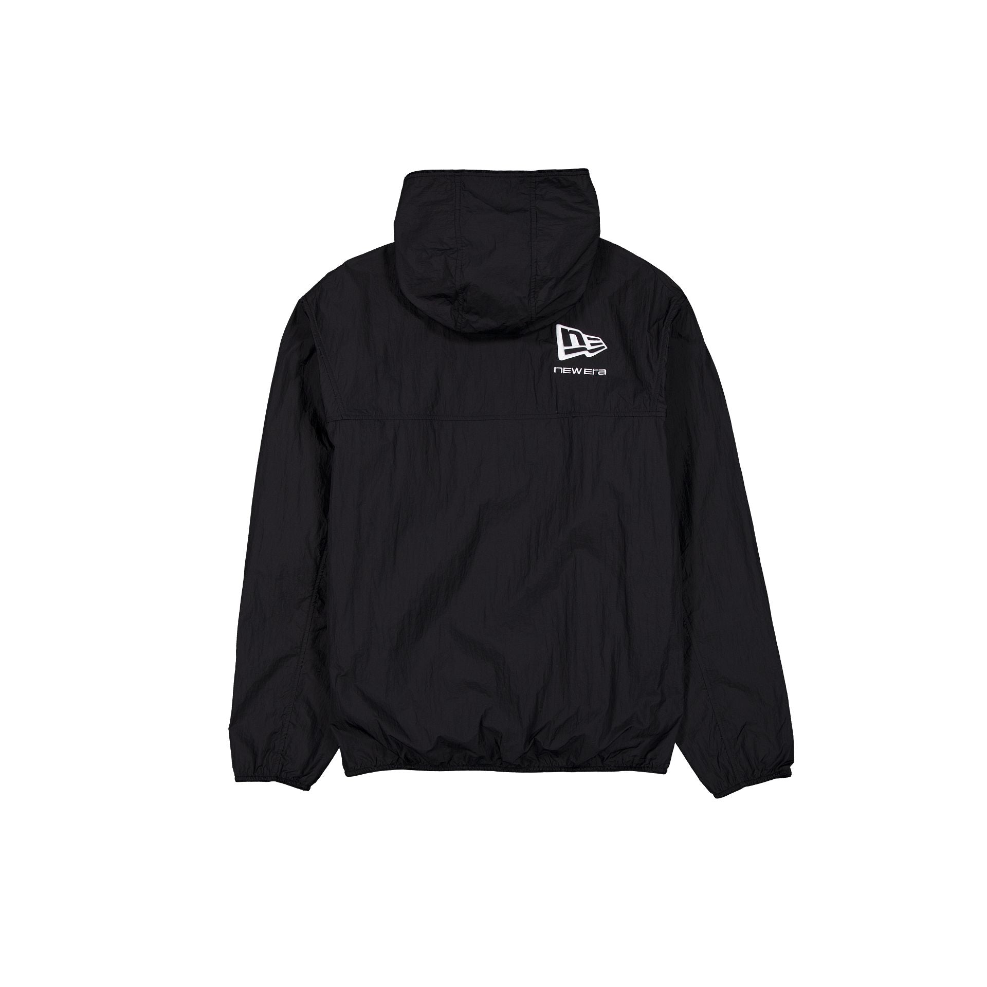 Atlanta Braves Logo Essentials Black Full-Zip Windbreaker - Image 2