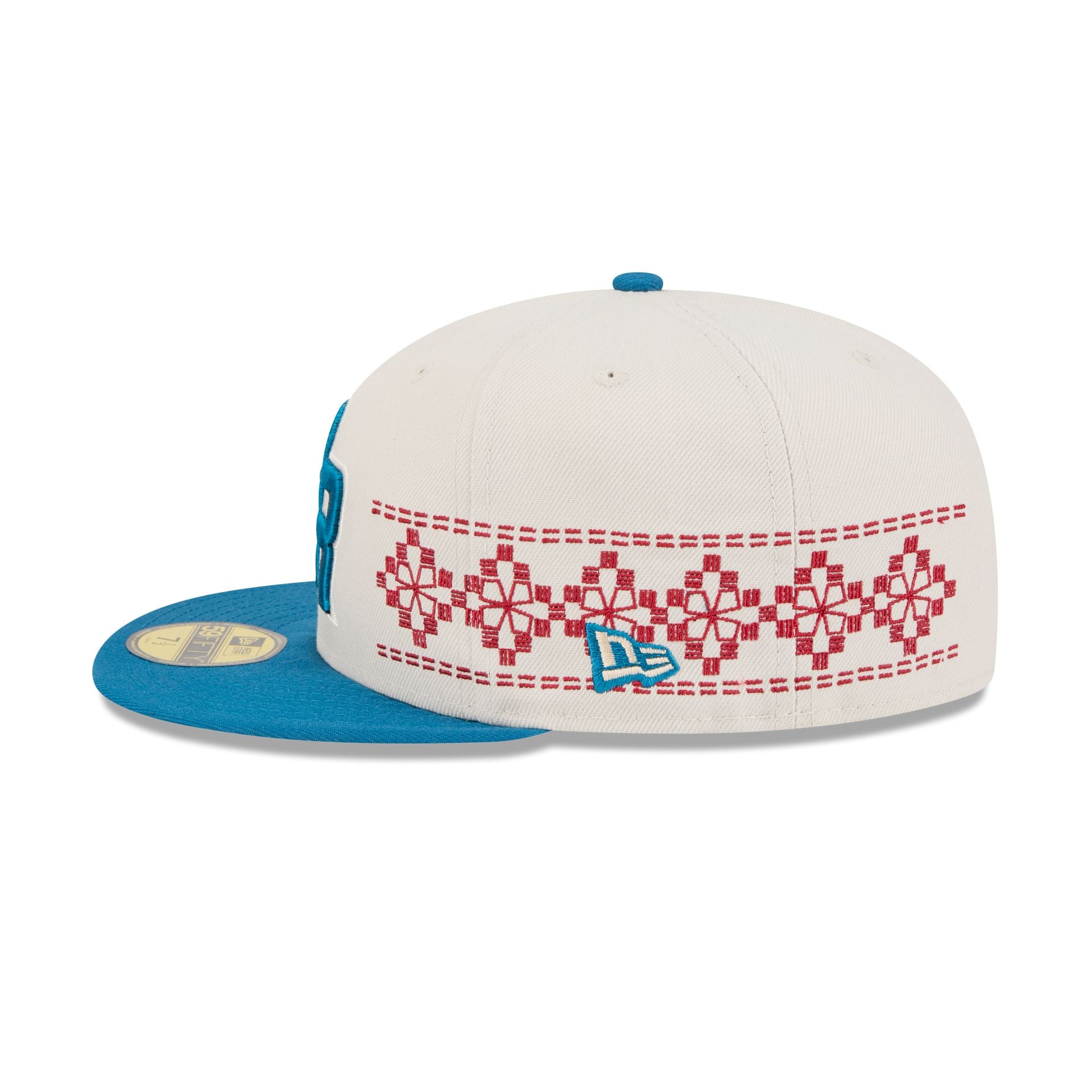 Puerto Rico Latin Embroidery 59FIFTY Fitted Hat - Image 4