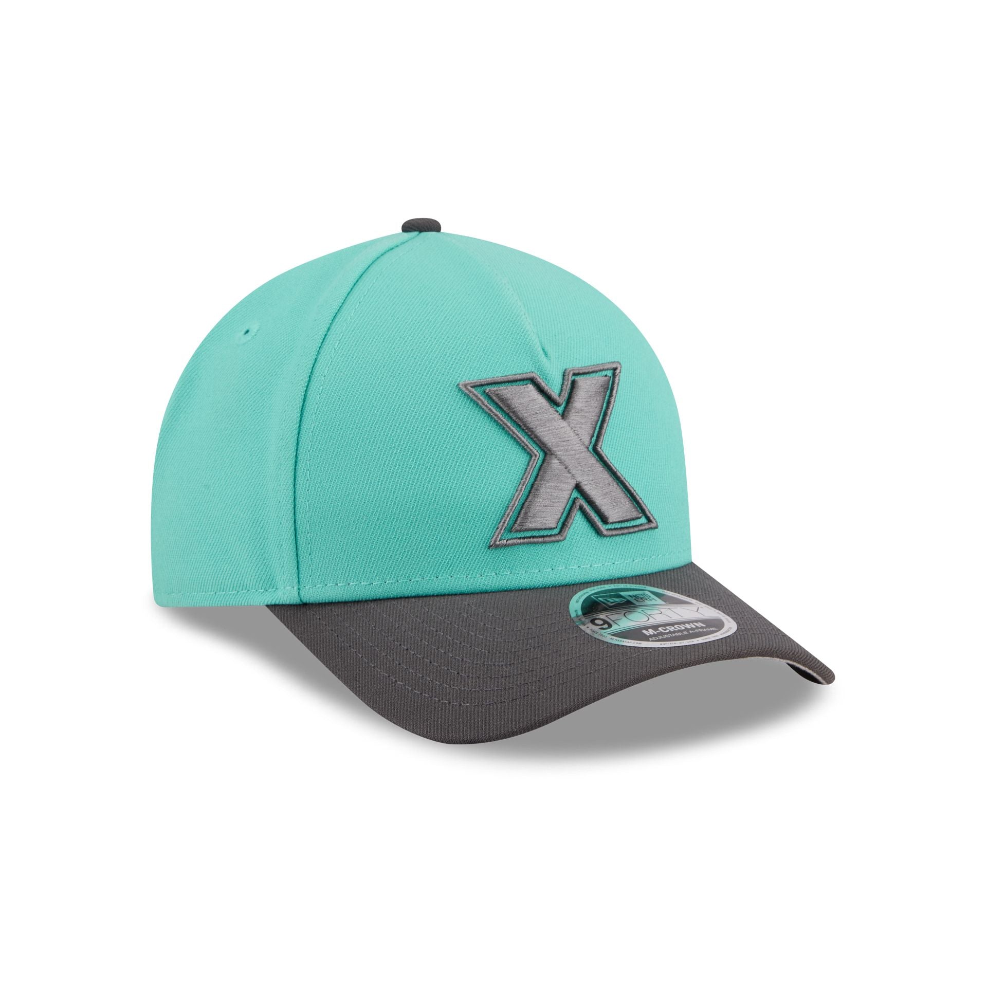 Xolos Color Pack Teal 9FORTY M-Crown A-Frame Snapback Hat - Image 3