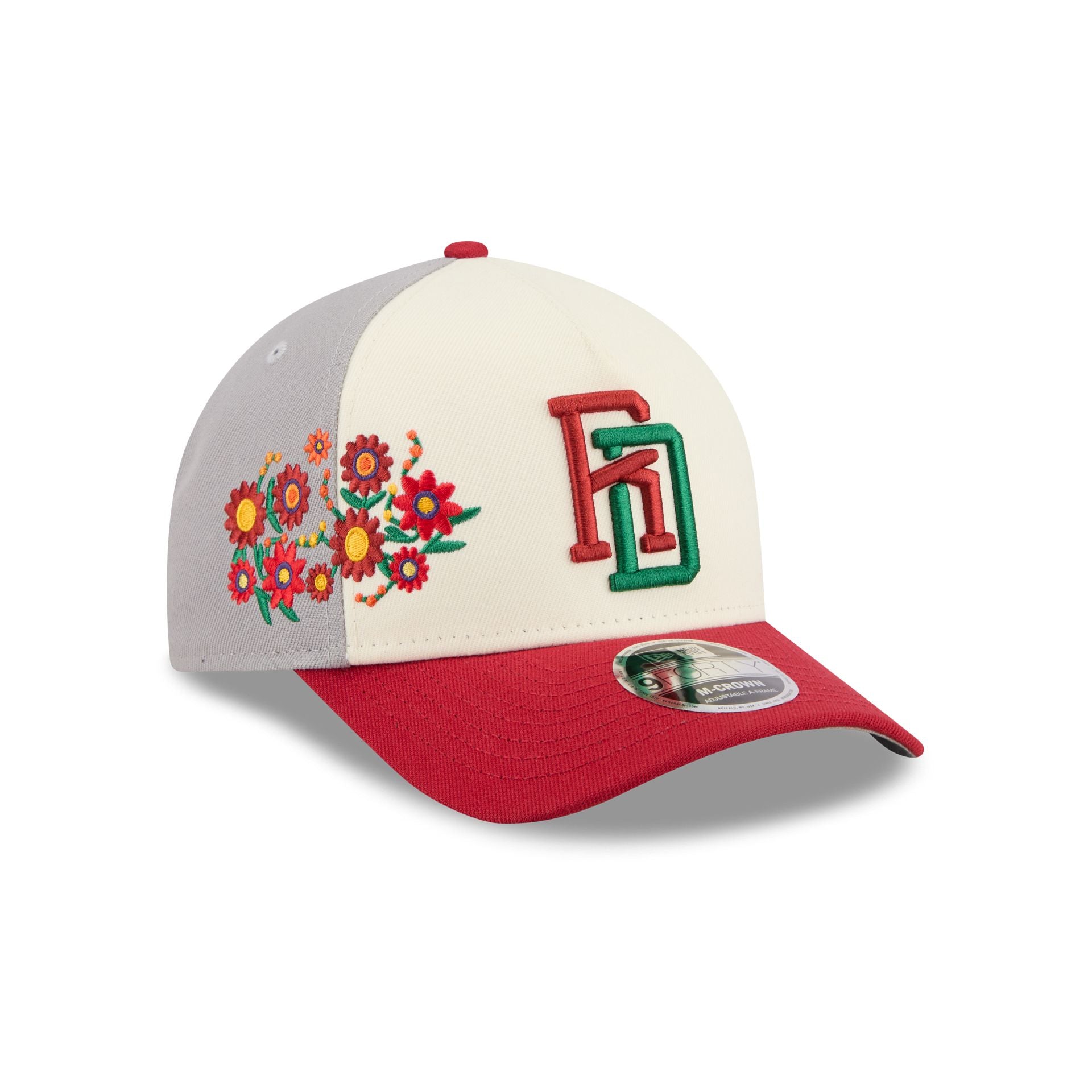 Dominican Republic Latin Embroidery 9FORTY M-Crown A-Frame Snapback Ha
