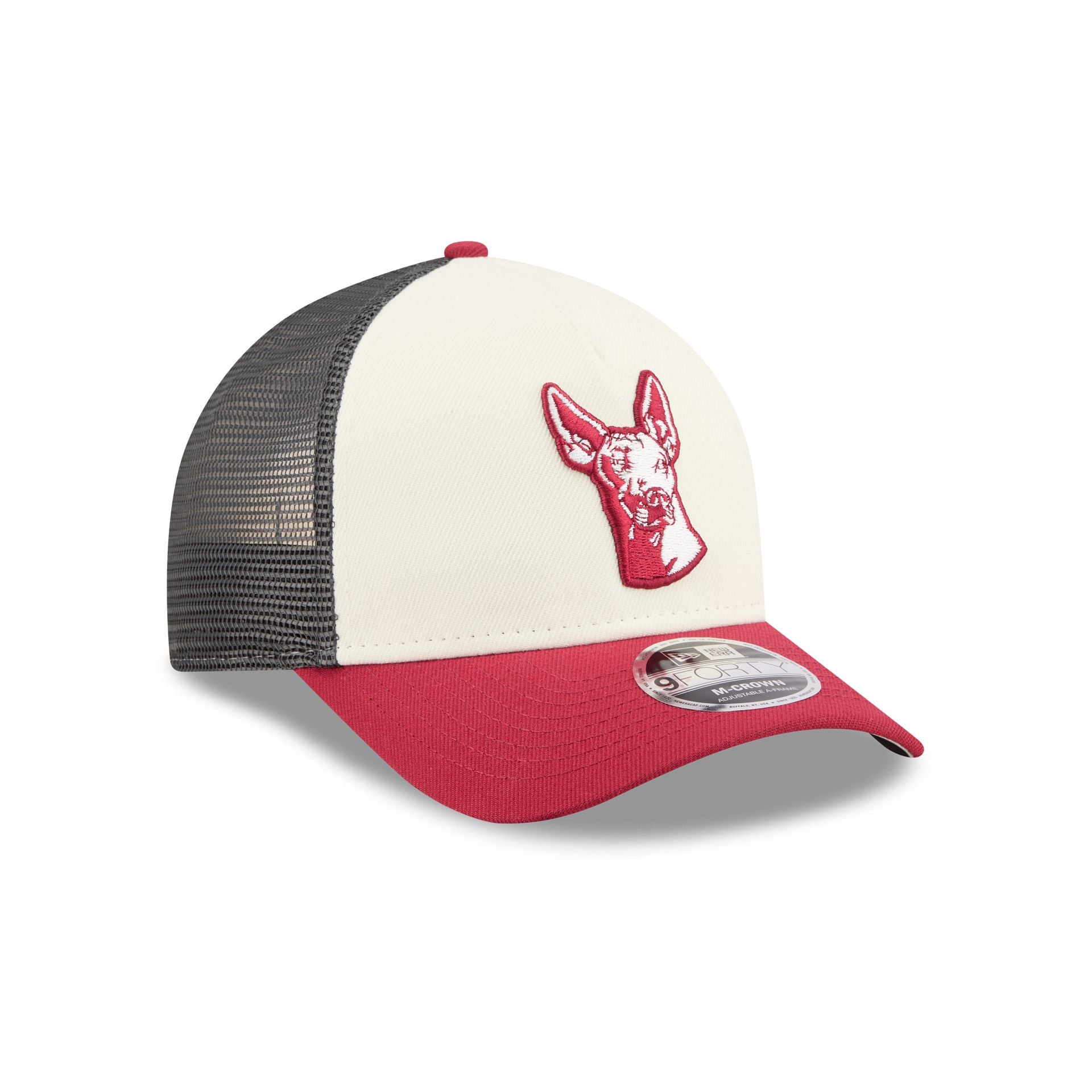 Xolos Color Pack Maroon 9FORTY M-Crown A-Frame Trucker Hat - Image 3
