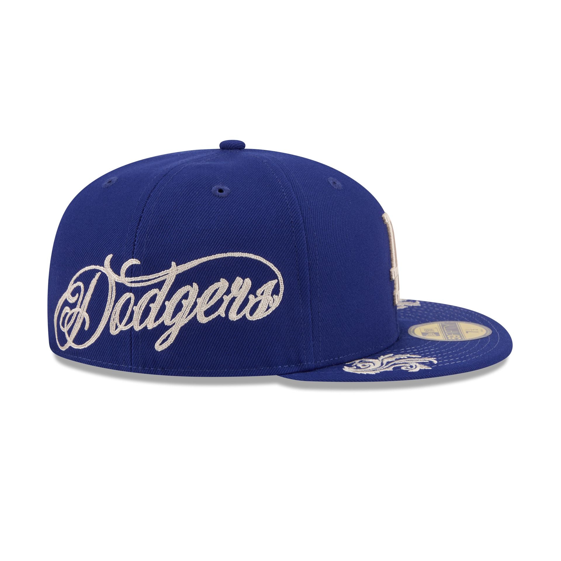 Los Angeles Dodgers Script 59FIFTY Fitted Hat - Image 4