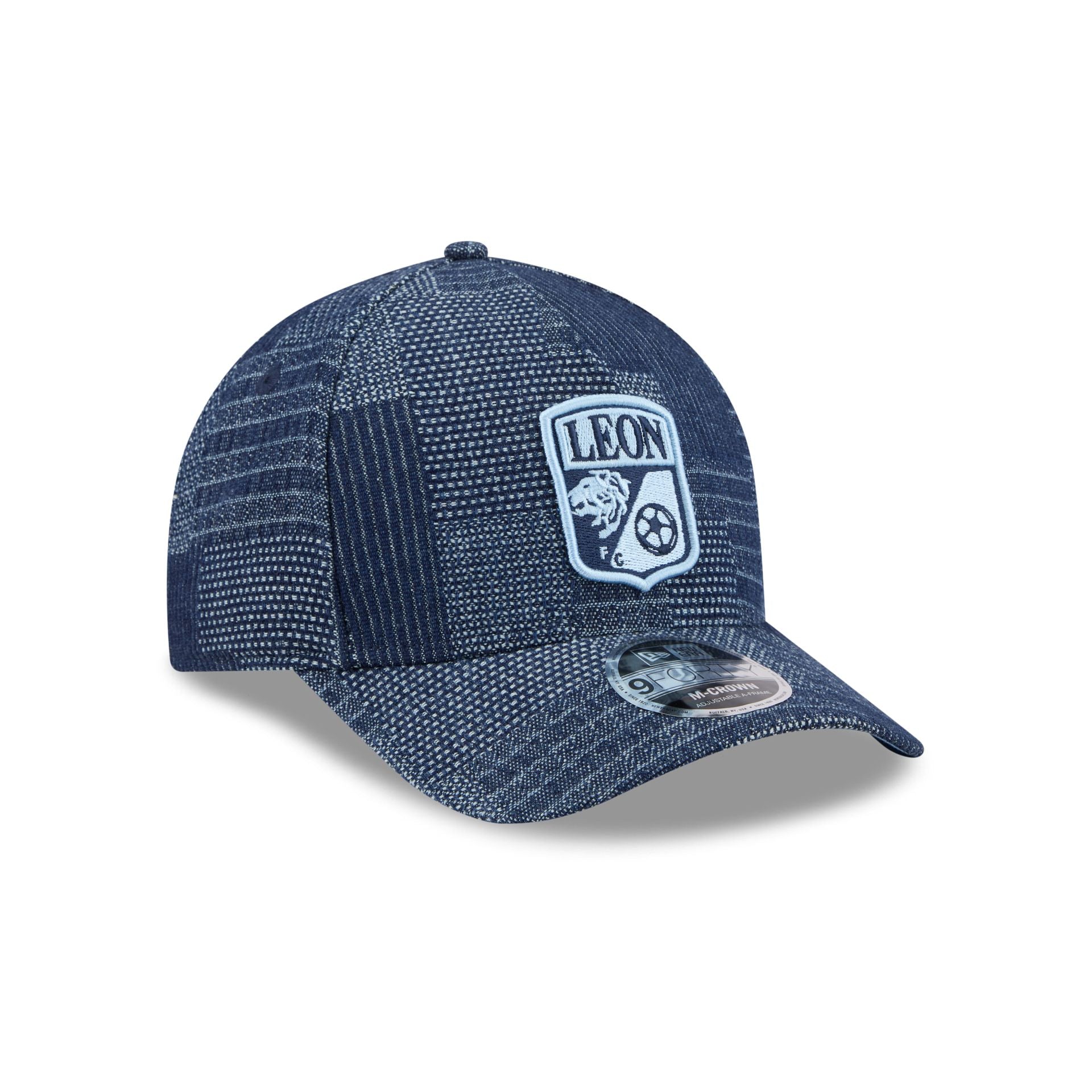 Club Le??n Denim 9FORTY M-Crown A-Frame Snapback Hat - Image 3