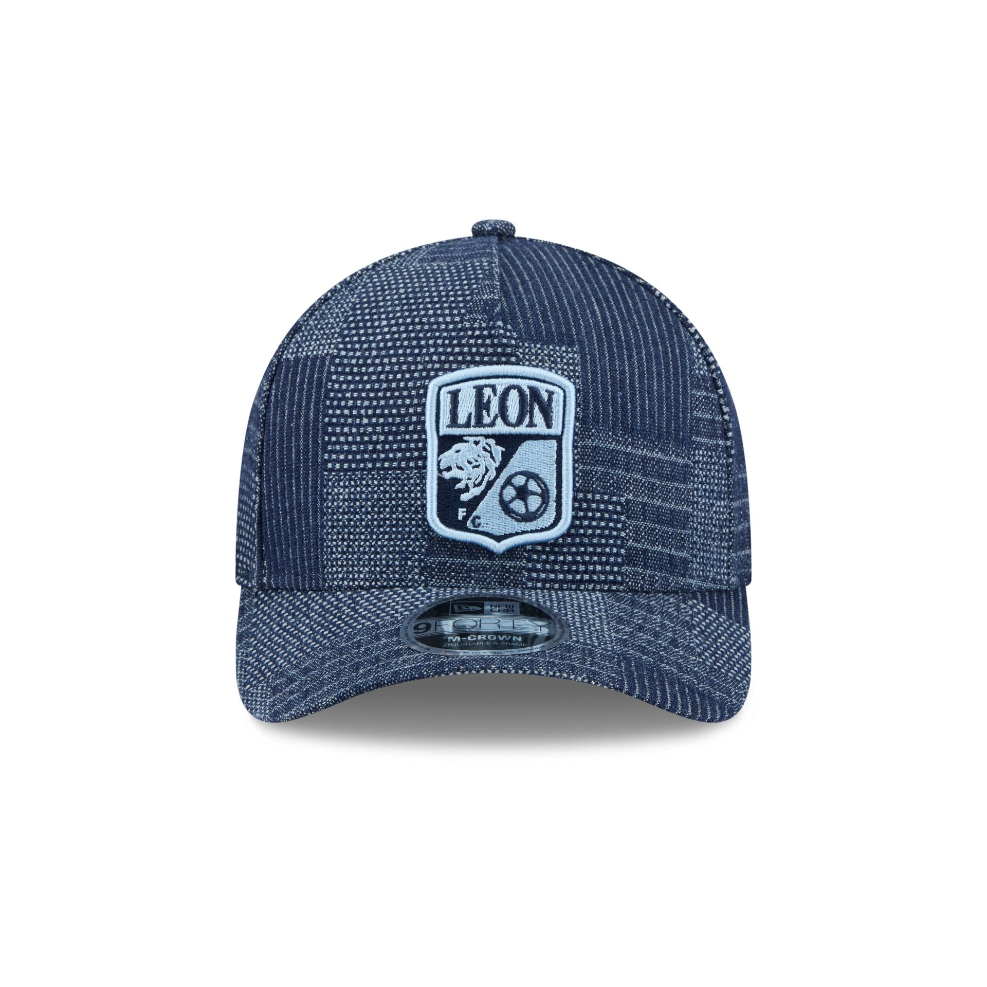 Club Le??n Denim 9FORTY M-Crown A-Frame Snapback Hat - Image 2