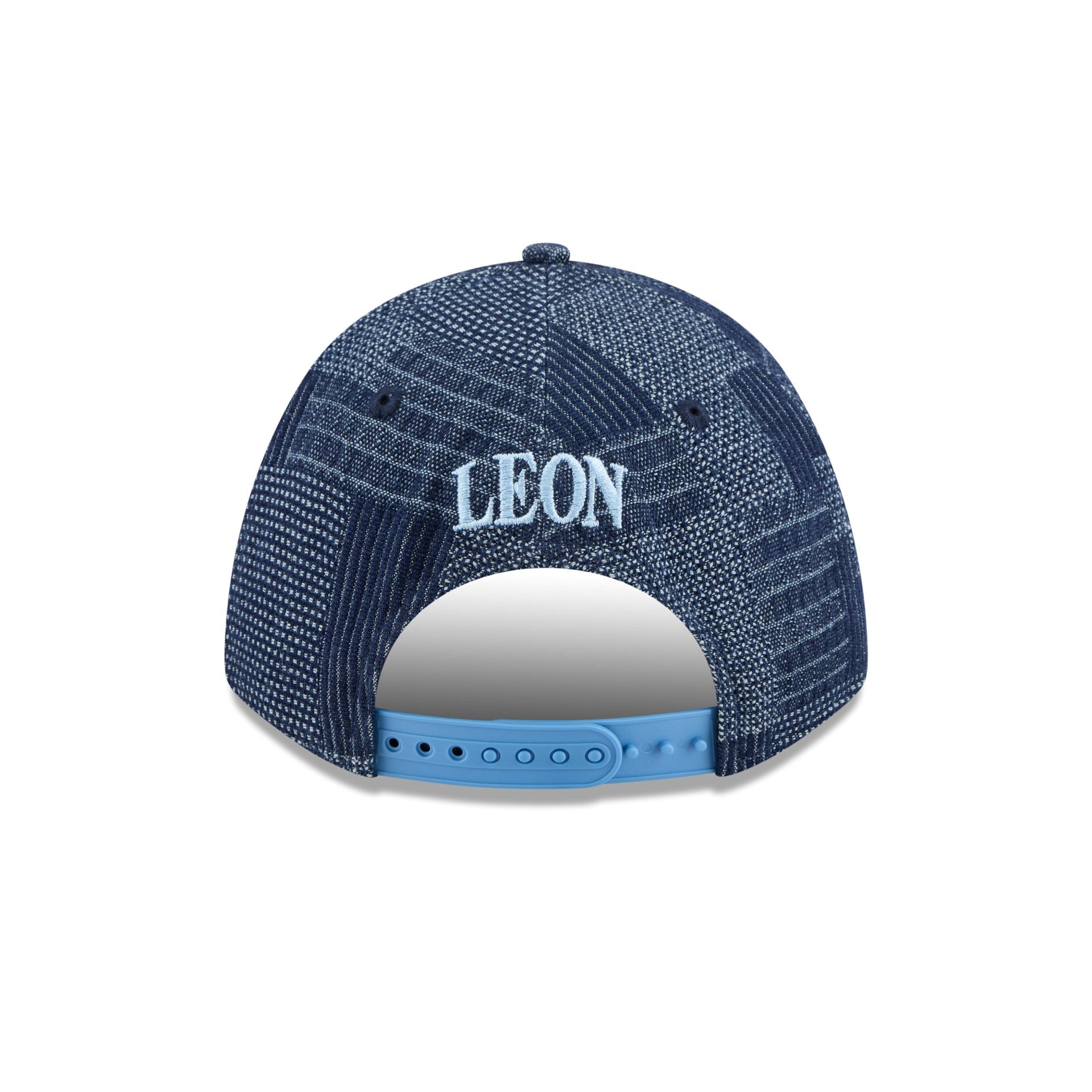 Club Le??n Denim 9FORTY M-Crown A-Frame Snapback Hat - Image 6
