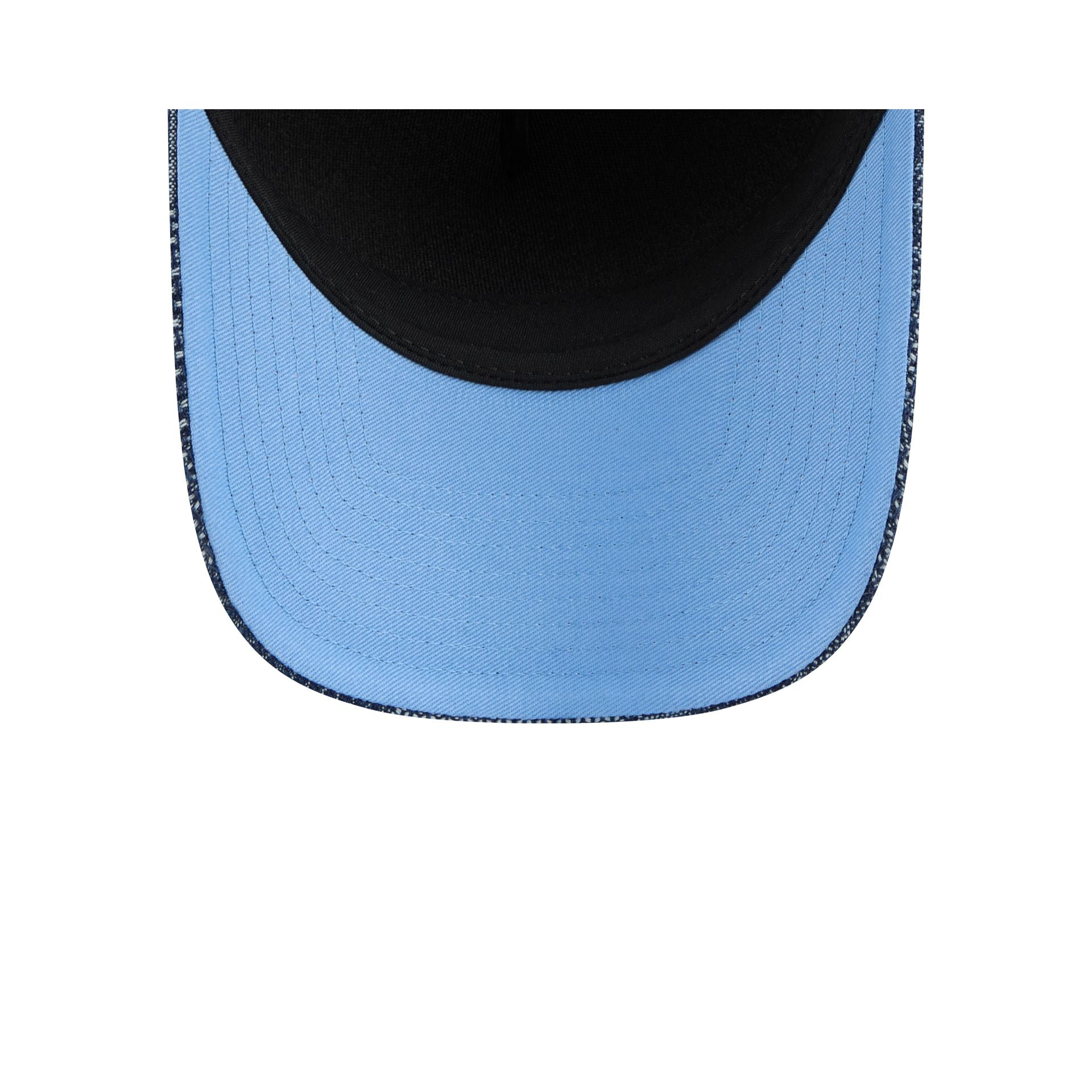 Club Le??n Denim 9FORTY M-Crown A-Frame Snapback Hat - Image 7