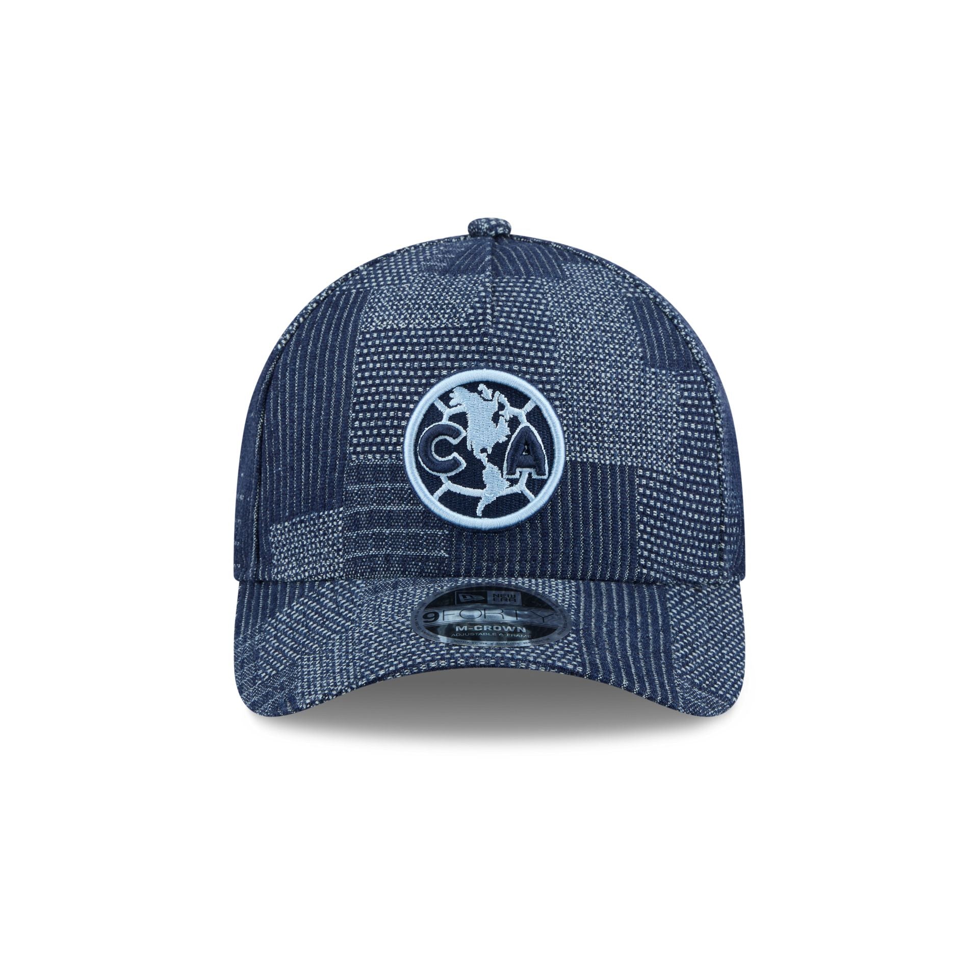 Club Am??rica Denim 9FORTY M-Crown A-Frame Snapback Hat - Image 2