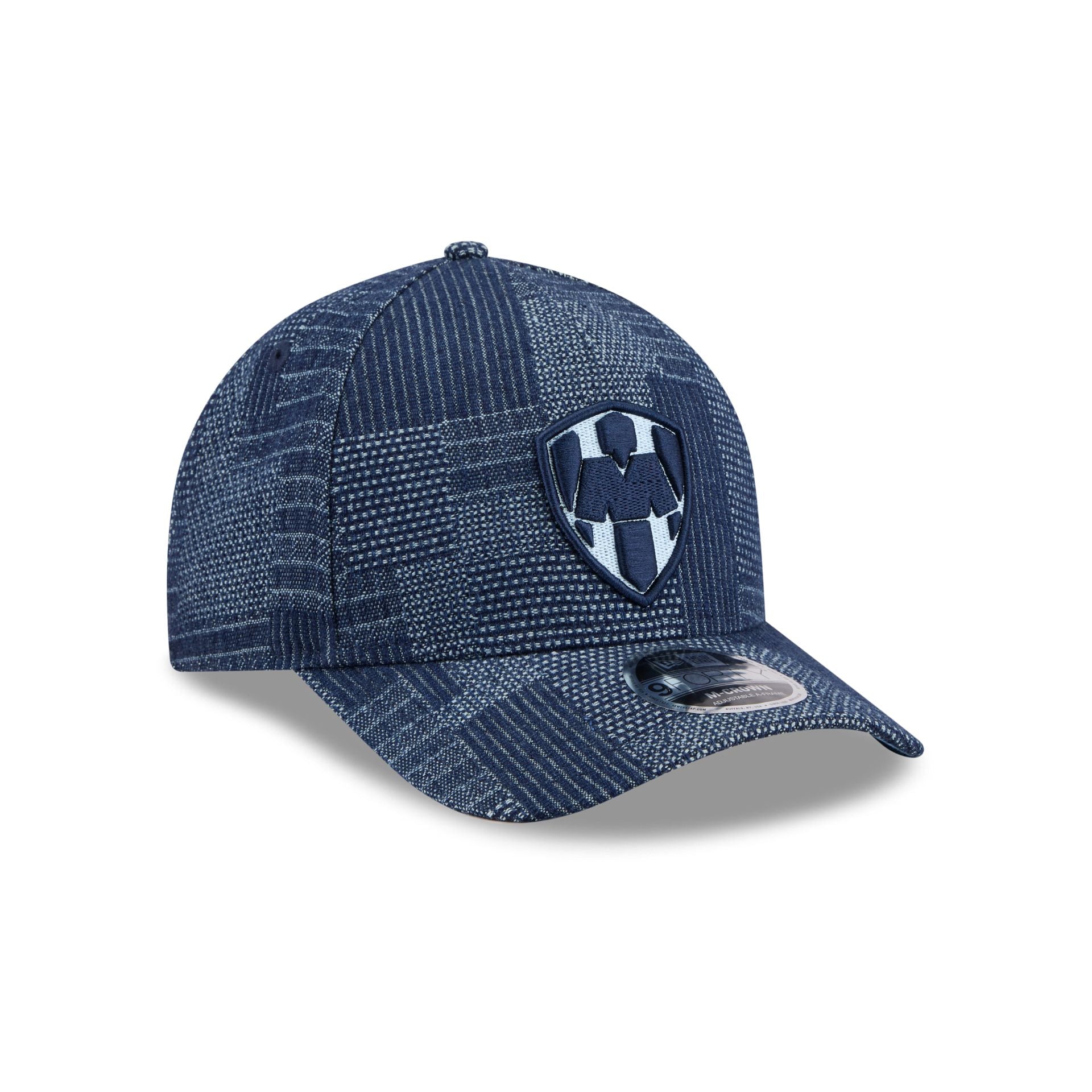 Rayados Denim 9FORTY M-Crown A-Frame Snapback Hat - Image 3