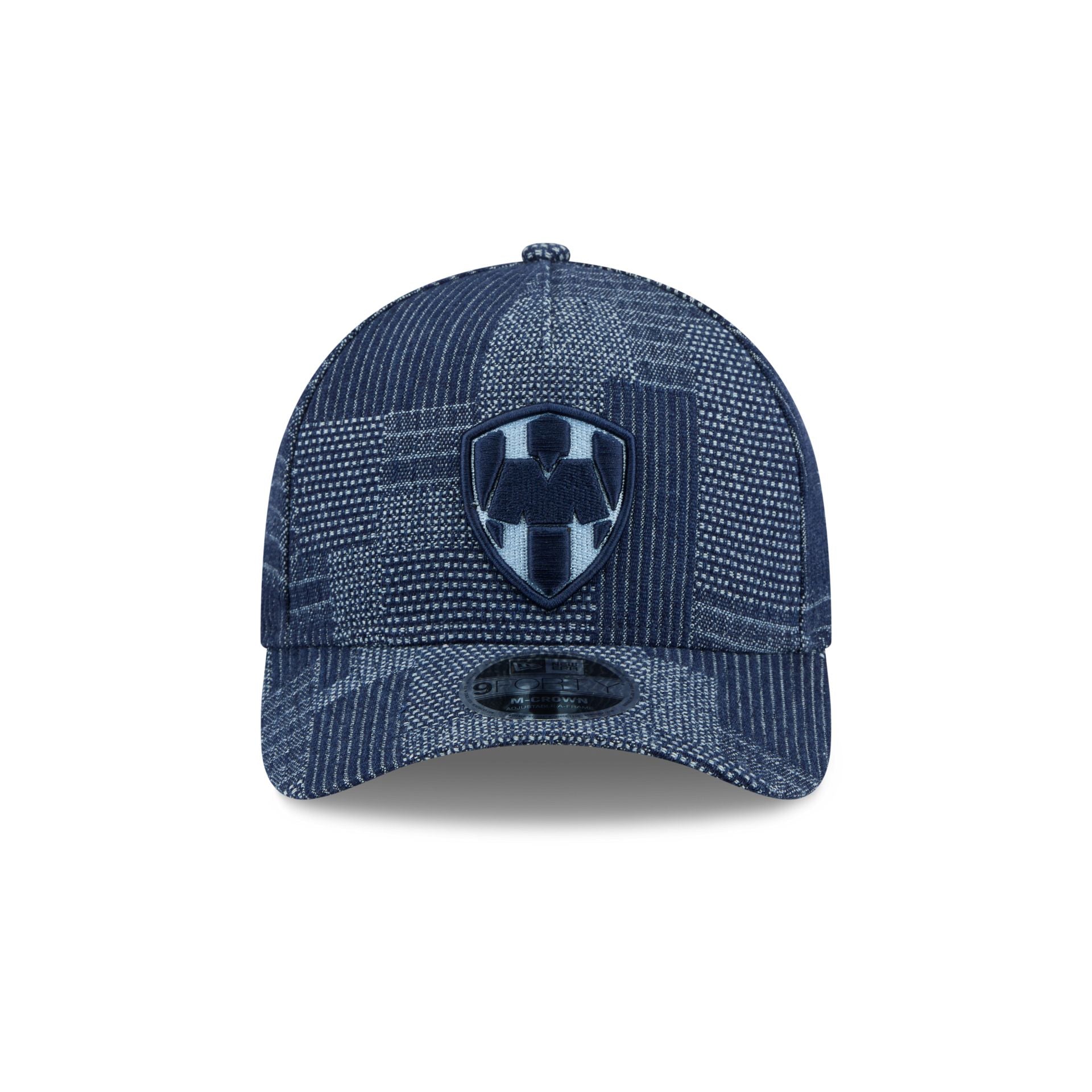 Rayados Denim 9FORTY M-Crown A-Frame Snapback Hat - Image 2